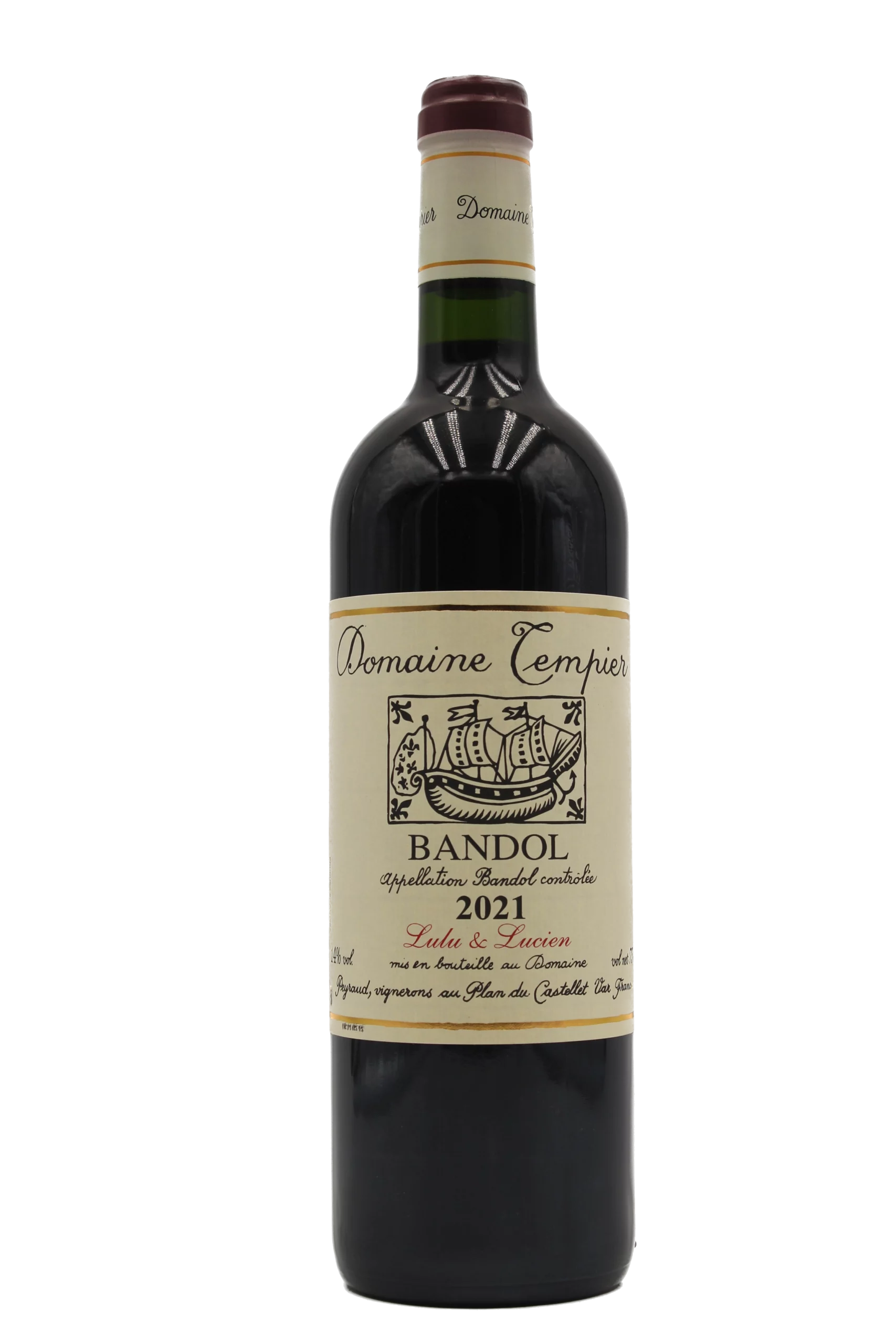 BANDOL "LULU ET LUCIEN" 2021 DOMAINE TEMPIER