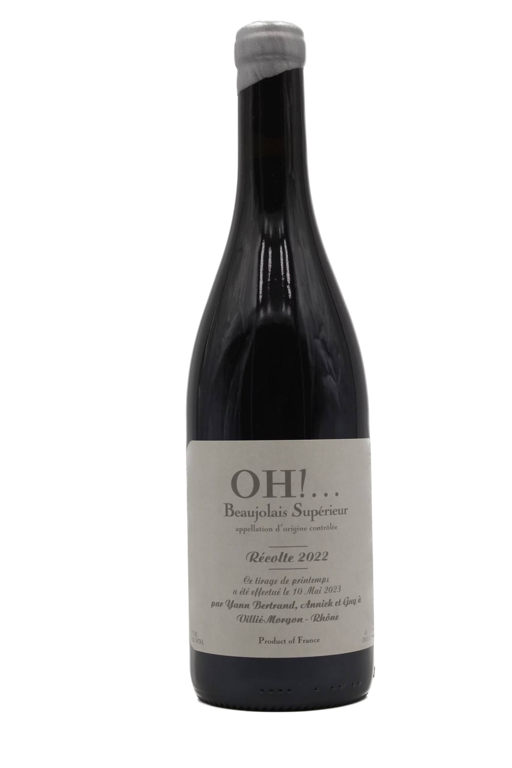 BEAUJOLAIS "OH !" 2022 DOMAINE LES BERTRAND