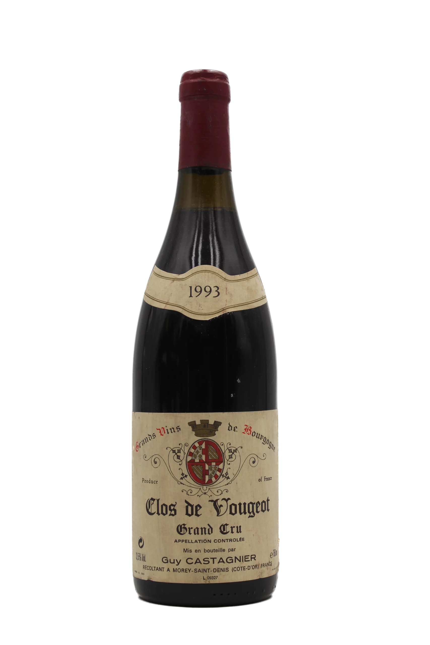 CLOSDE VOUGEOT GRAND CRU 1993 CASTAGNIER