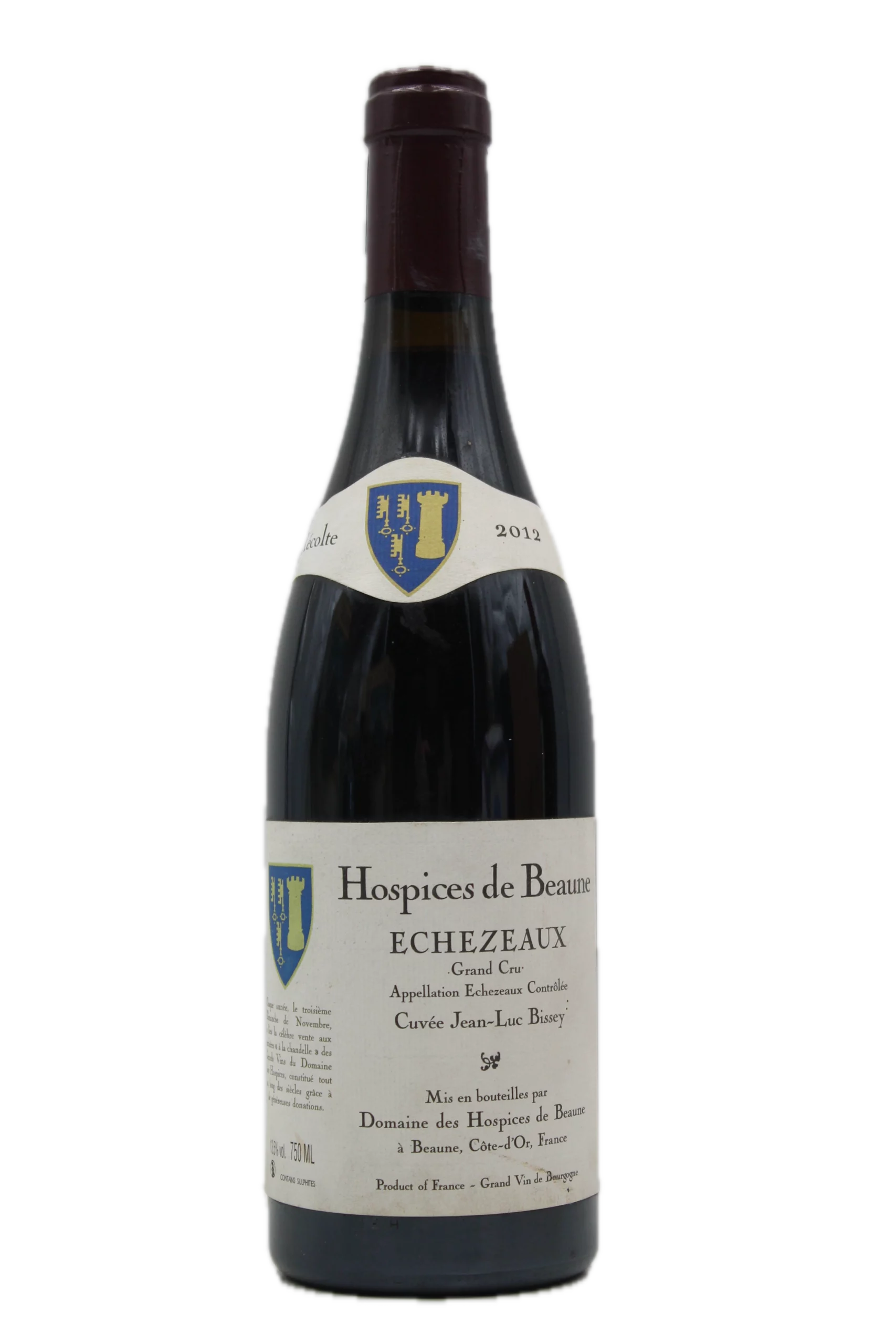 ECHEZEAUX GRAND CRU "CUVEE JEAN LUC BISSEY" 2012 DOMAINE DES HOSPICES DE BEAUNE