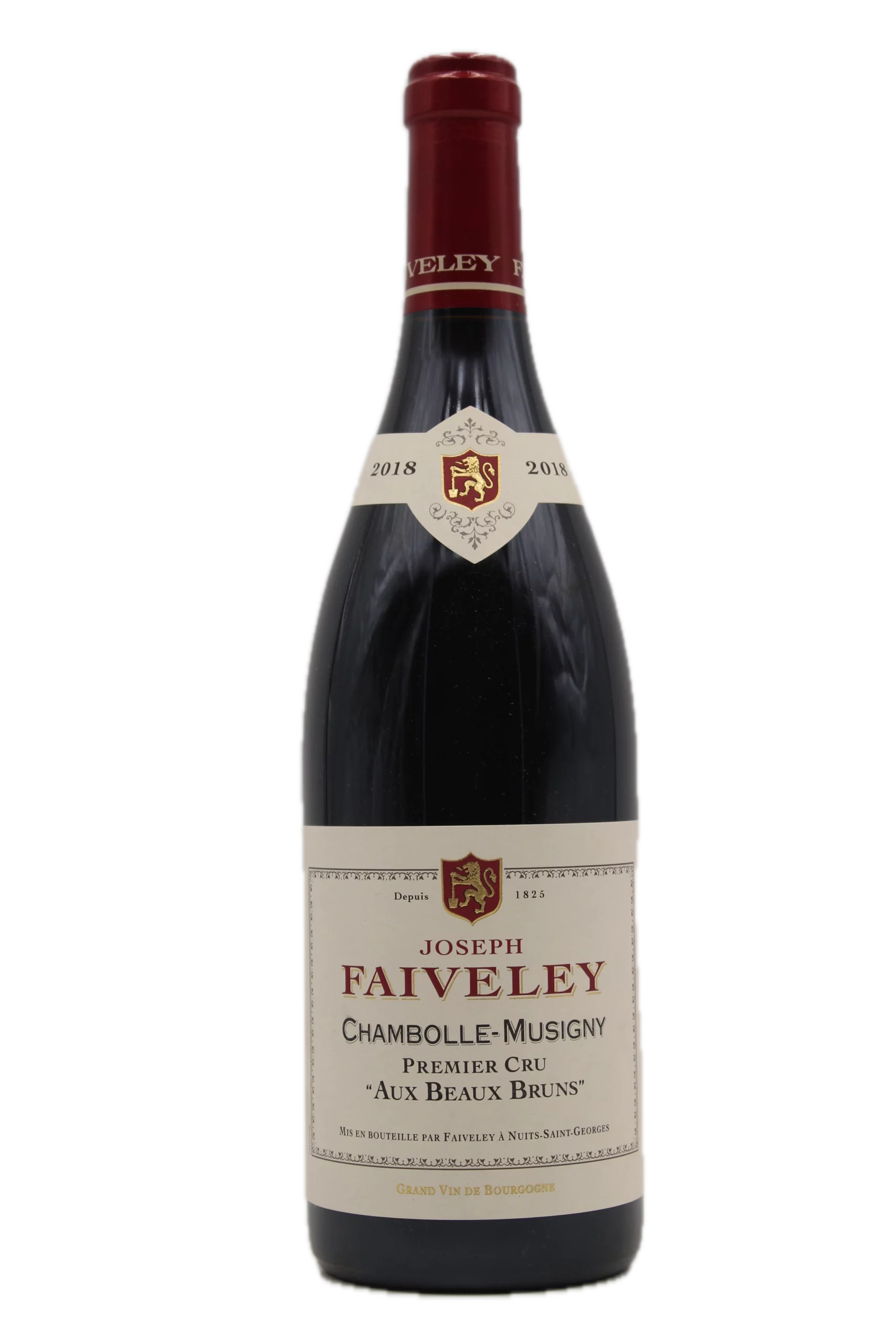 CHAMBOLLE MUSIGNY 1ER CRU "AUX BEAUX BRUNS" 2018 FAIVELEY