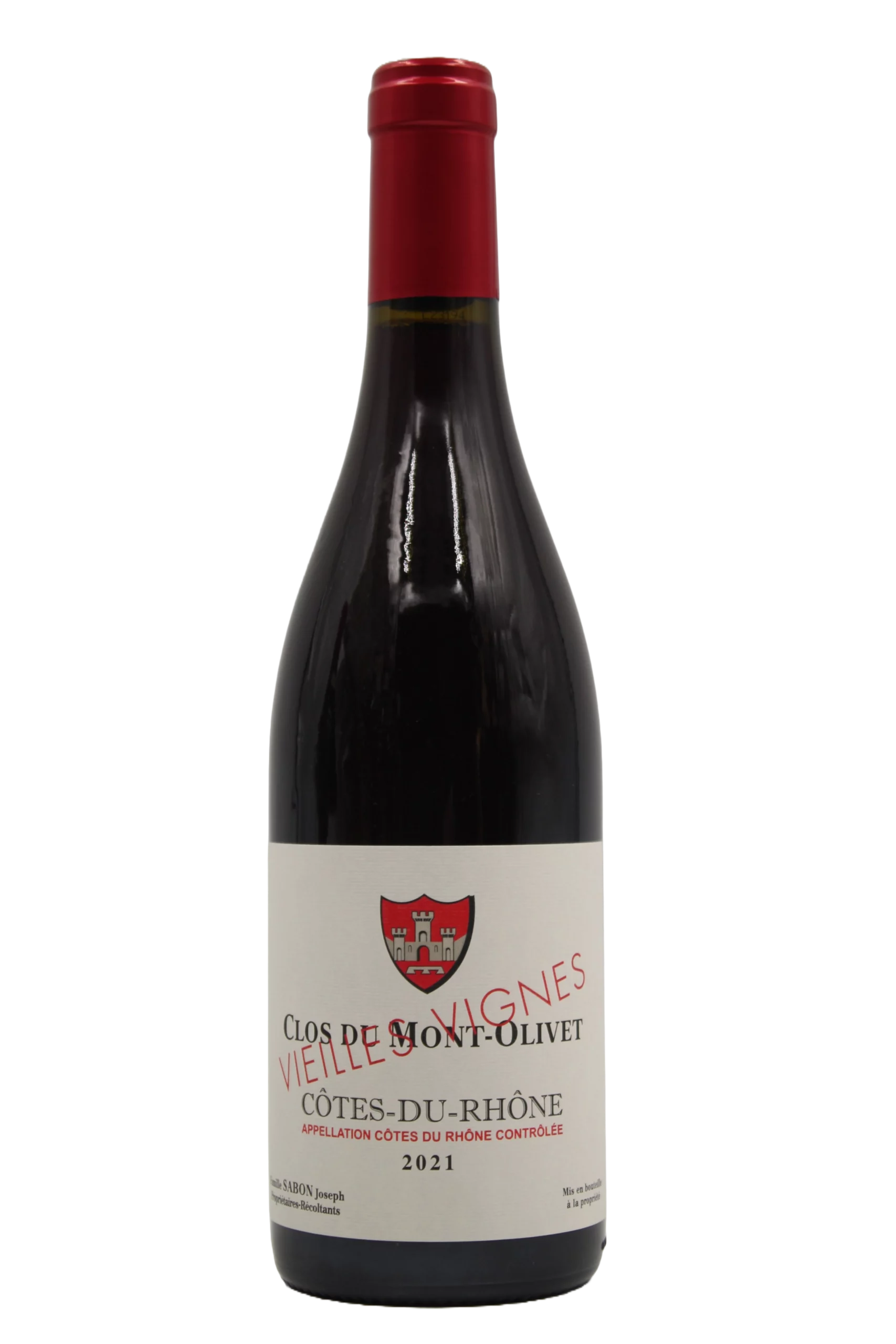 COTES DU RHONE VIEILLES VIGNES 2021 CLOS DU MONT OLIVET