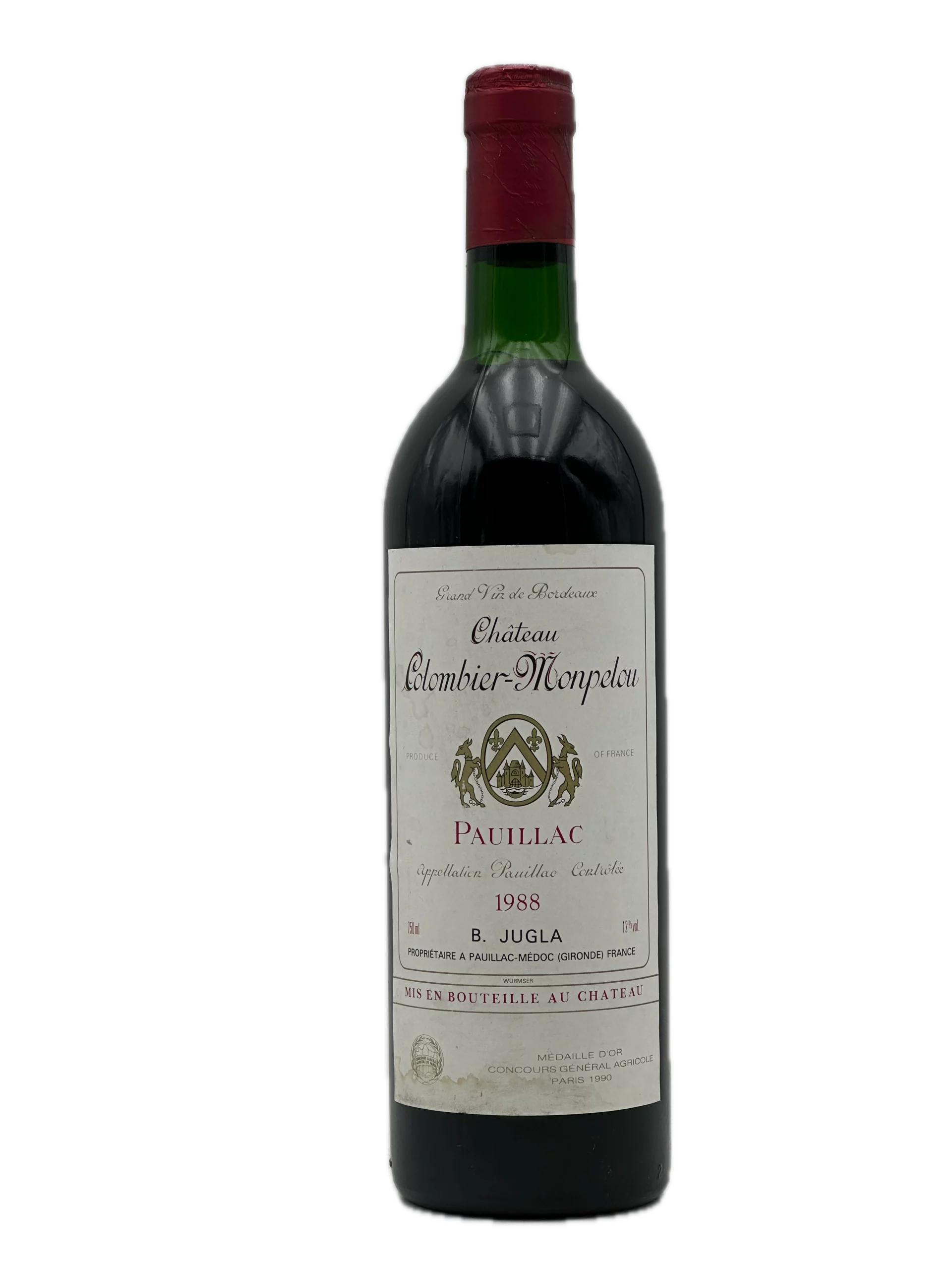 CHÂTEAU COLOMBIER MONPELOU 1988