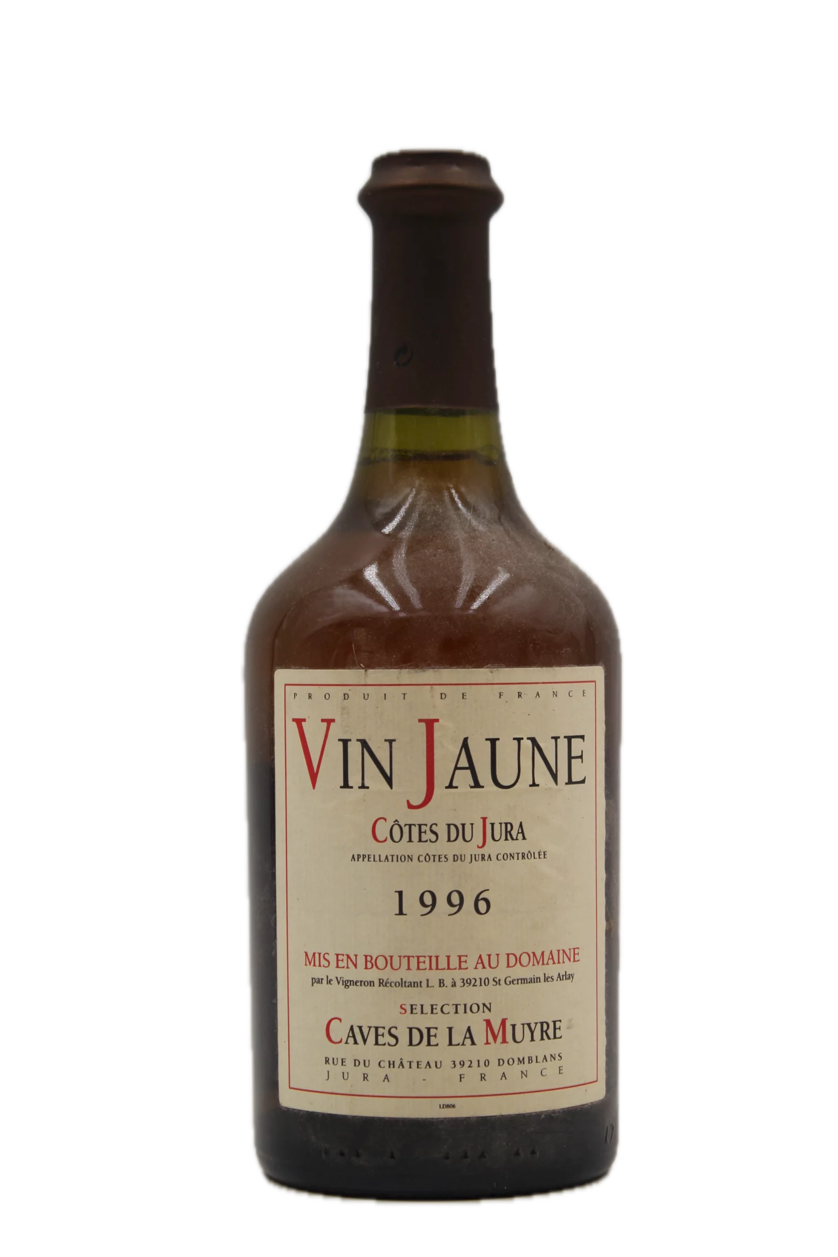 COTES DU JURA VIN JAUNE 1996 CAVE DE LA MUYRE