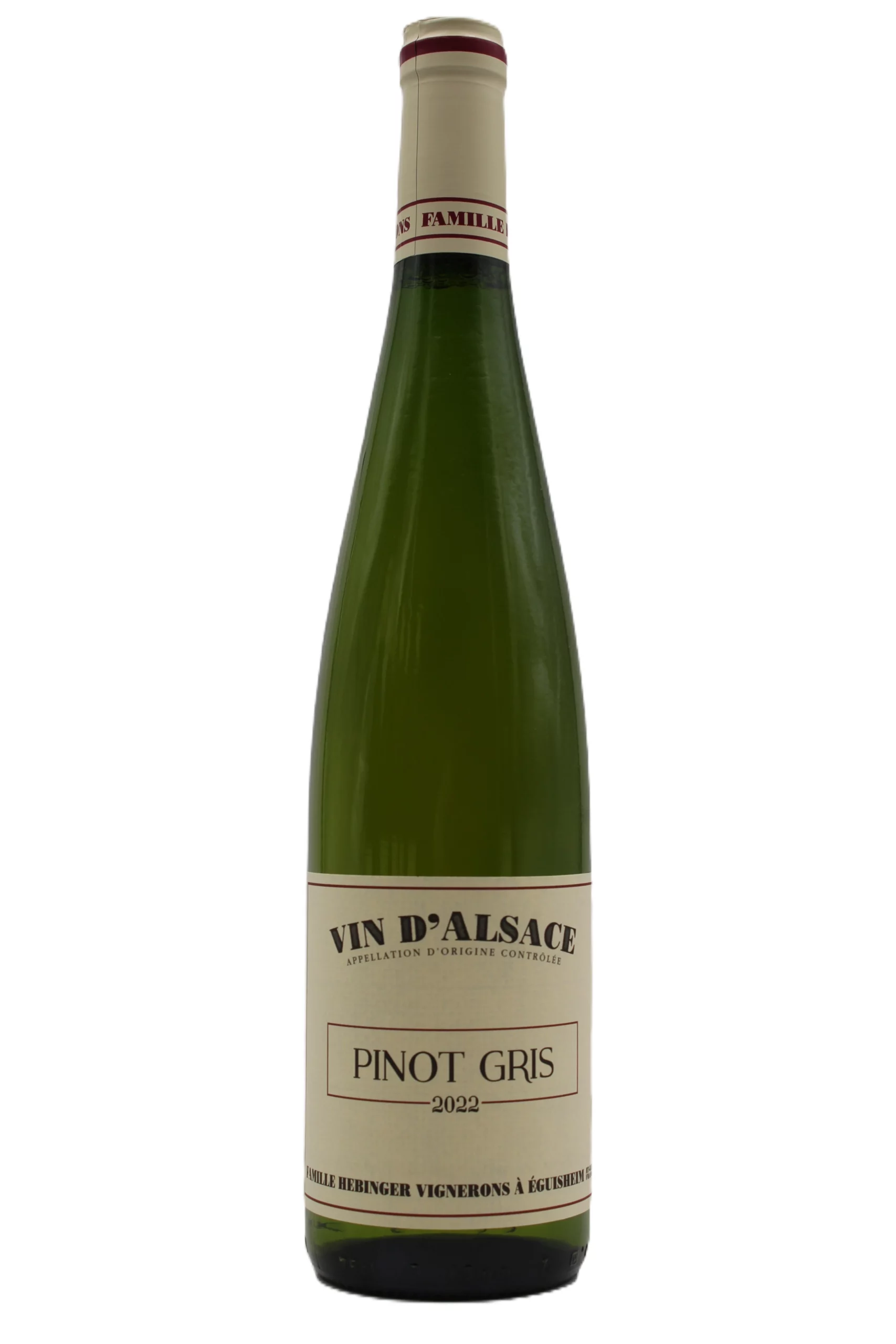 ALSACE PINOT GRIS 2022 HEBINGER