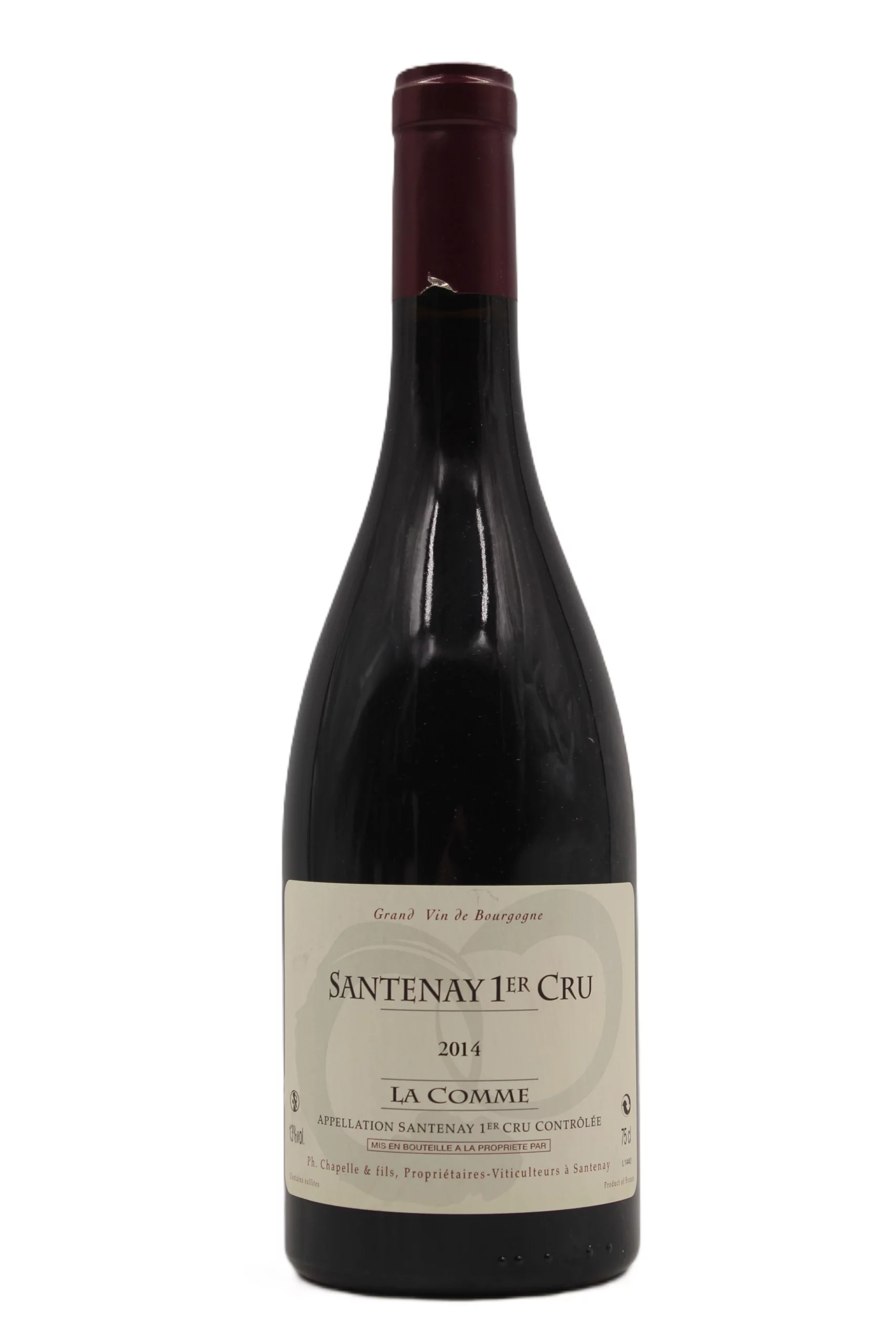 SANTENAY 1ER CRU "COMME" 2014 CHAPELLE