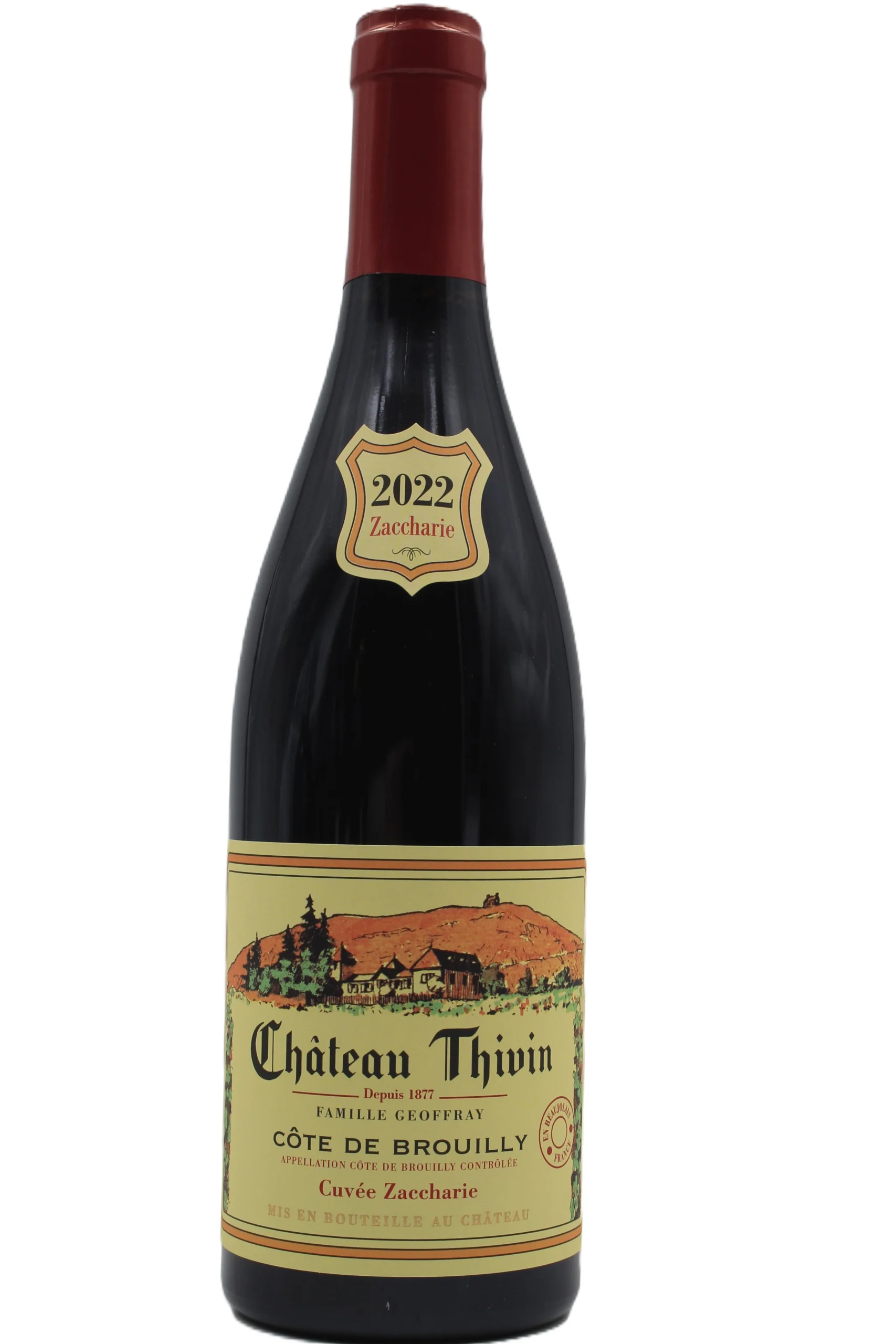 COTE DE BROUILLY "ZACCHARIE" 2022 CHATEAU THIVIN
