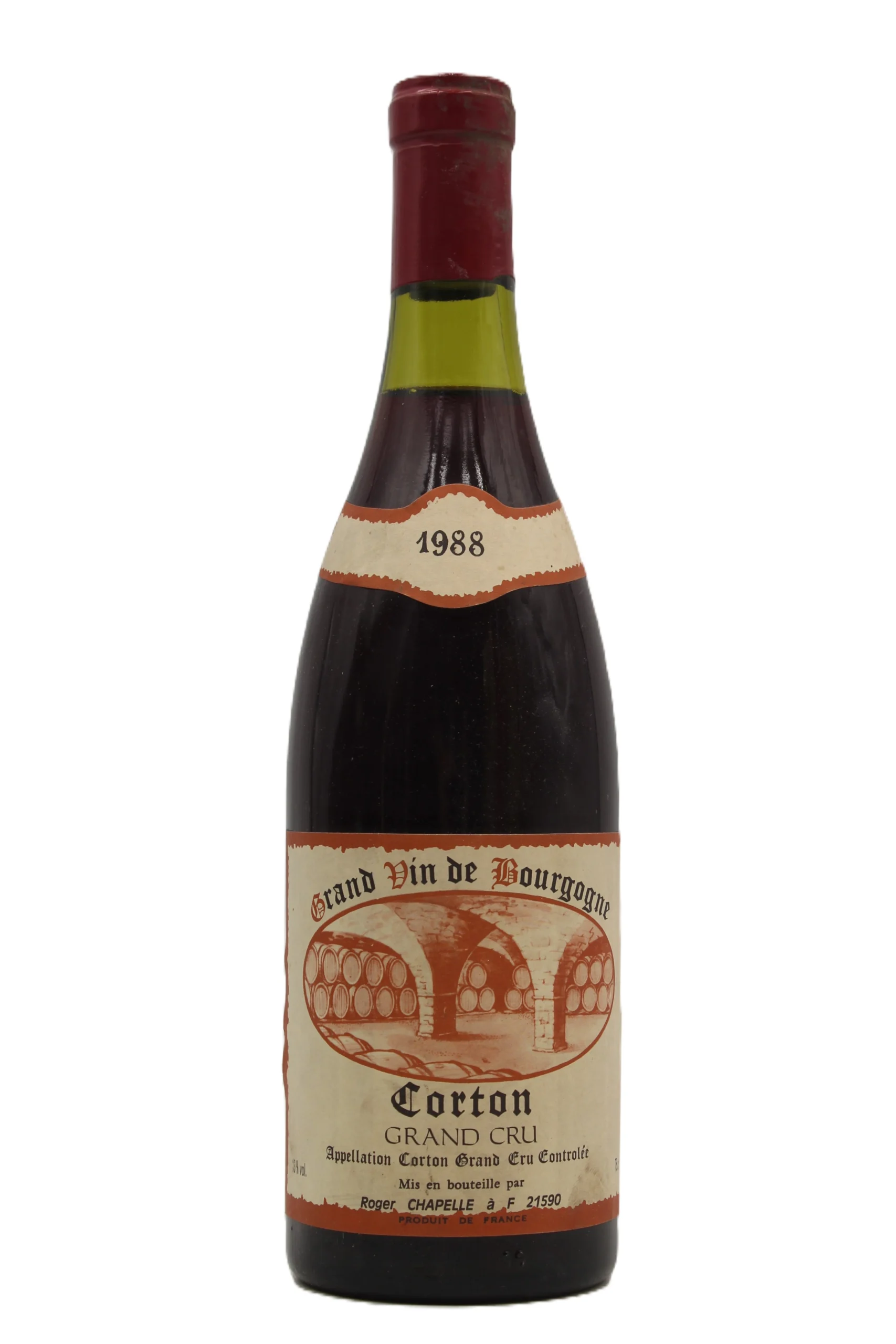CORTON GRAND CRU ROUGE 1988 ROGER CHAPELLE