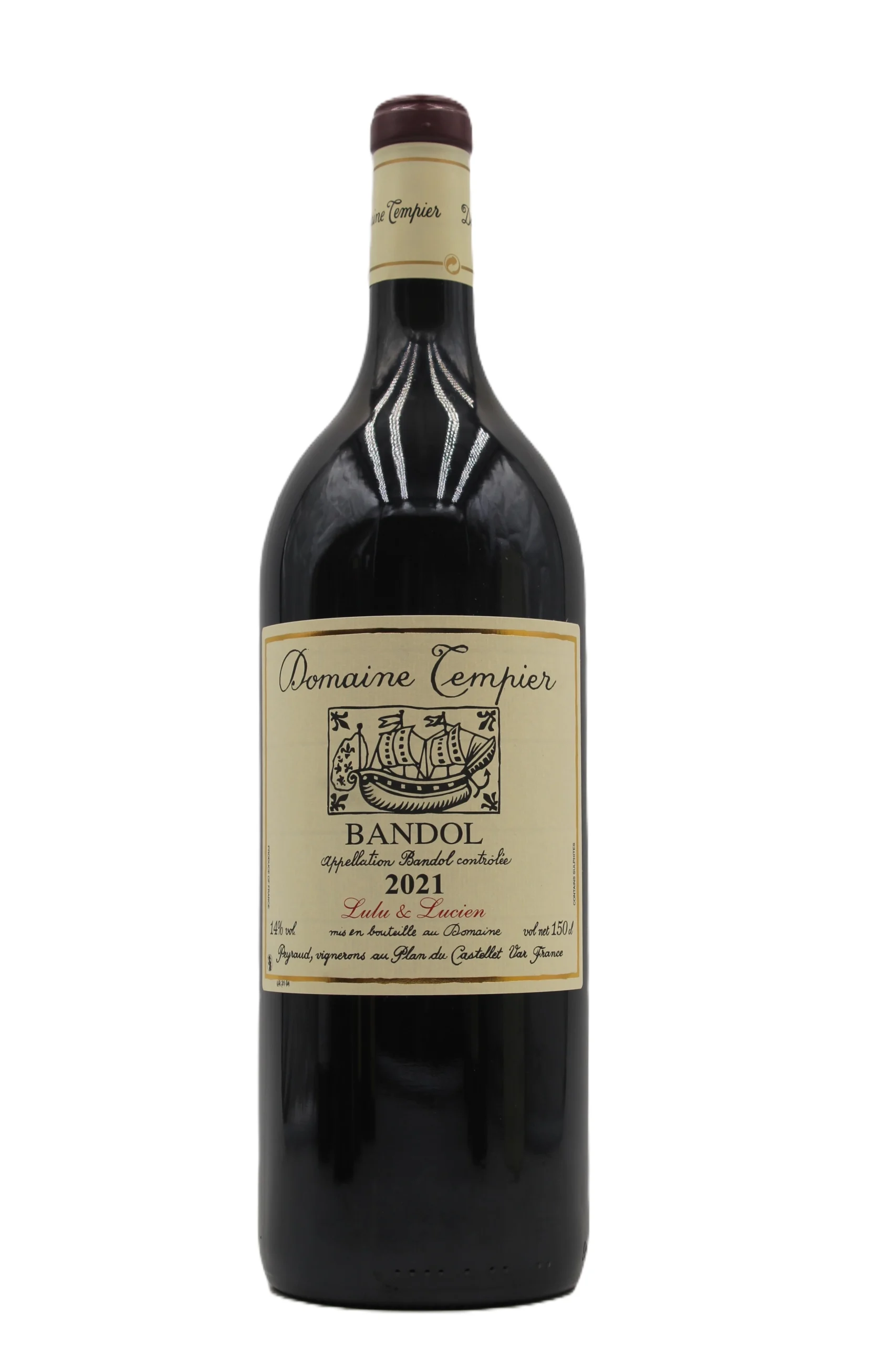 MAGNUM BANDOL "LULU ET LUCIEN" 2021 DOMAINE TEMPIER