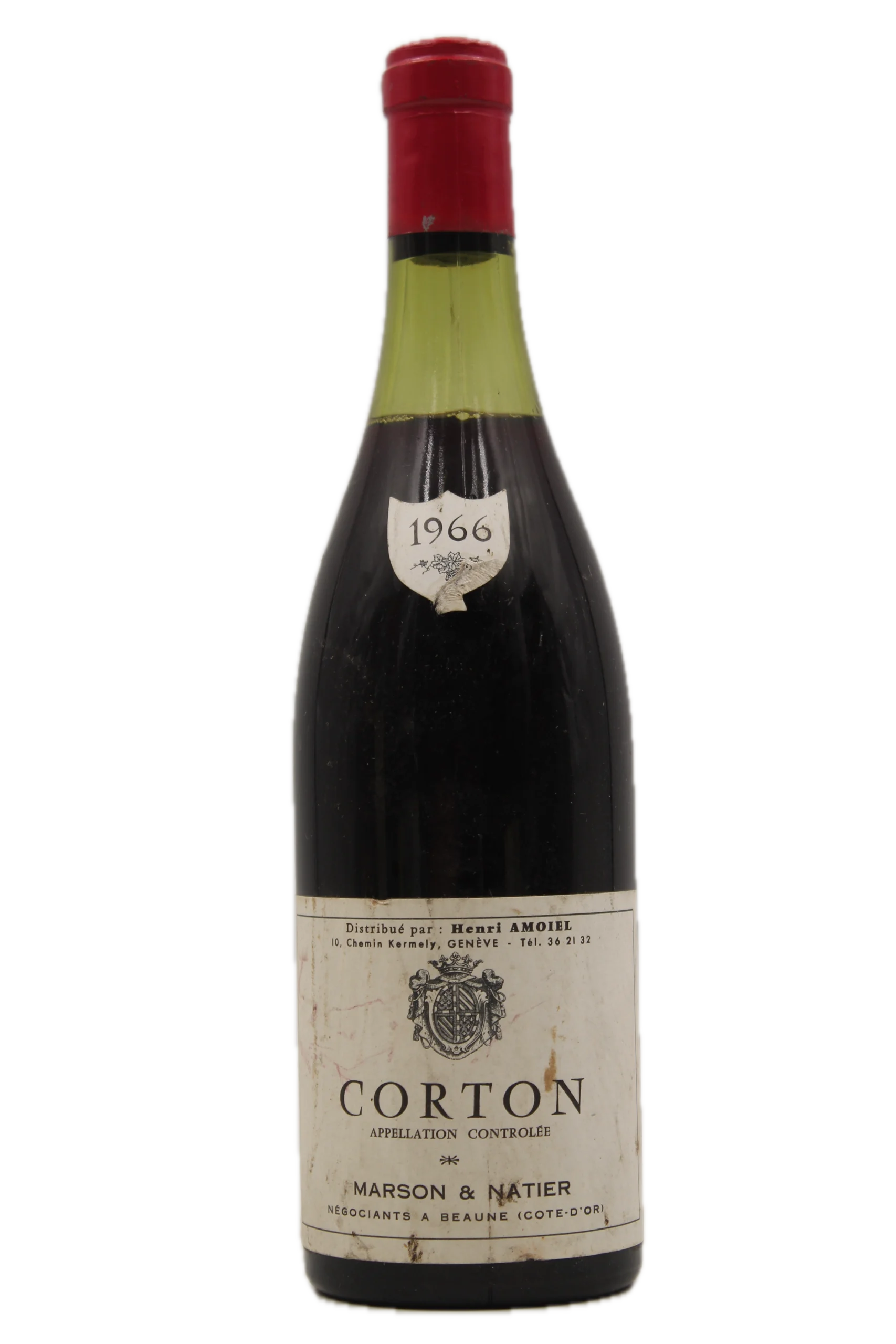 CORTON GRAND CRU ROUGE 1966 MARSON