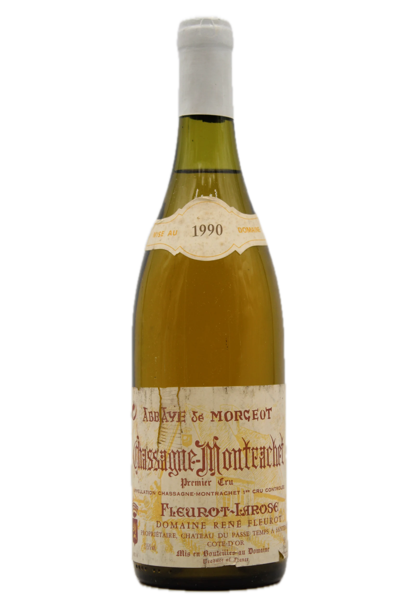CHASSAGNE MONTRACHET 1ER CRU 1990 ABBAYE DE MORGEOT