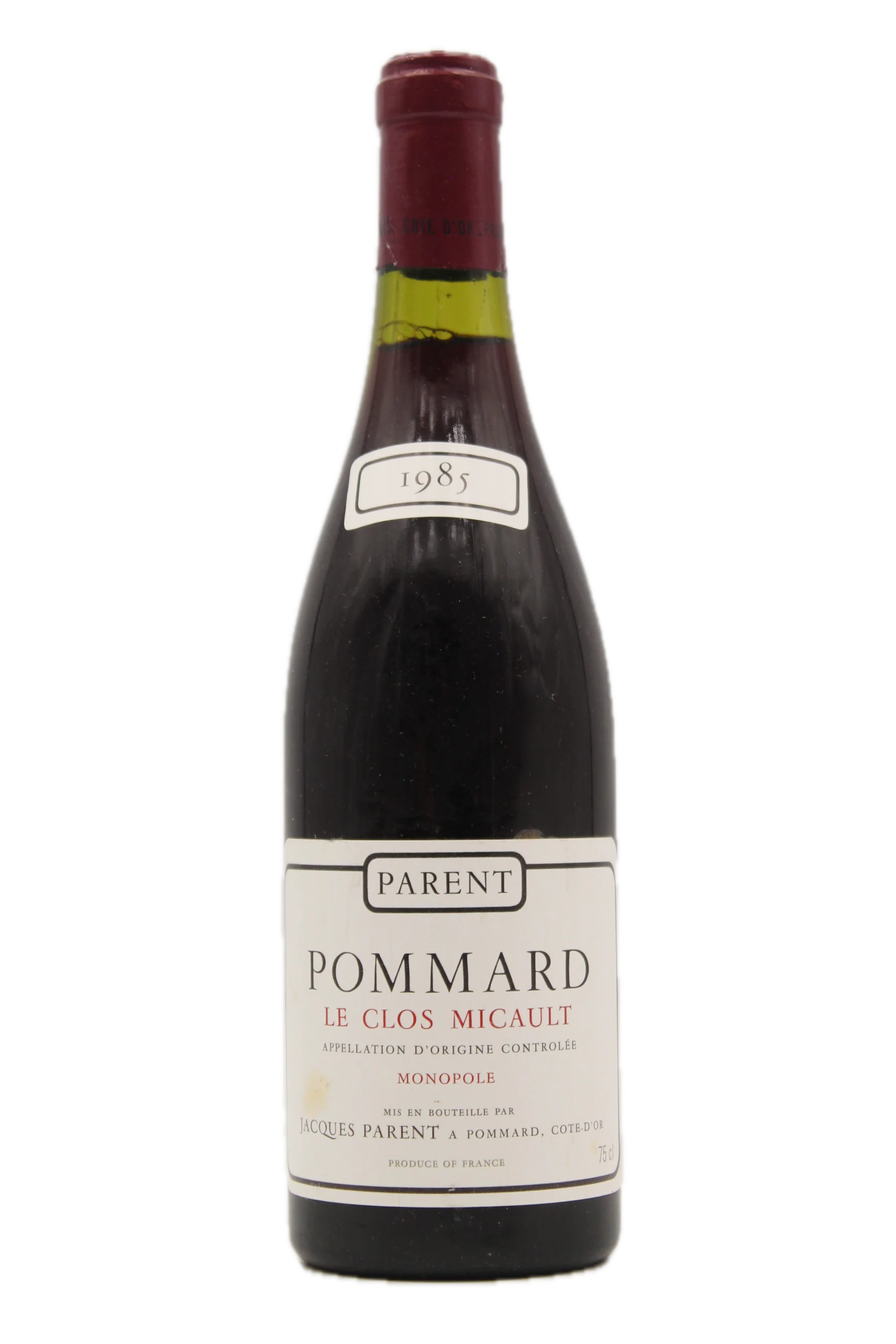 POMMARD CLOS DE MICAULT 1985 PARENT