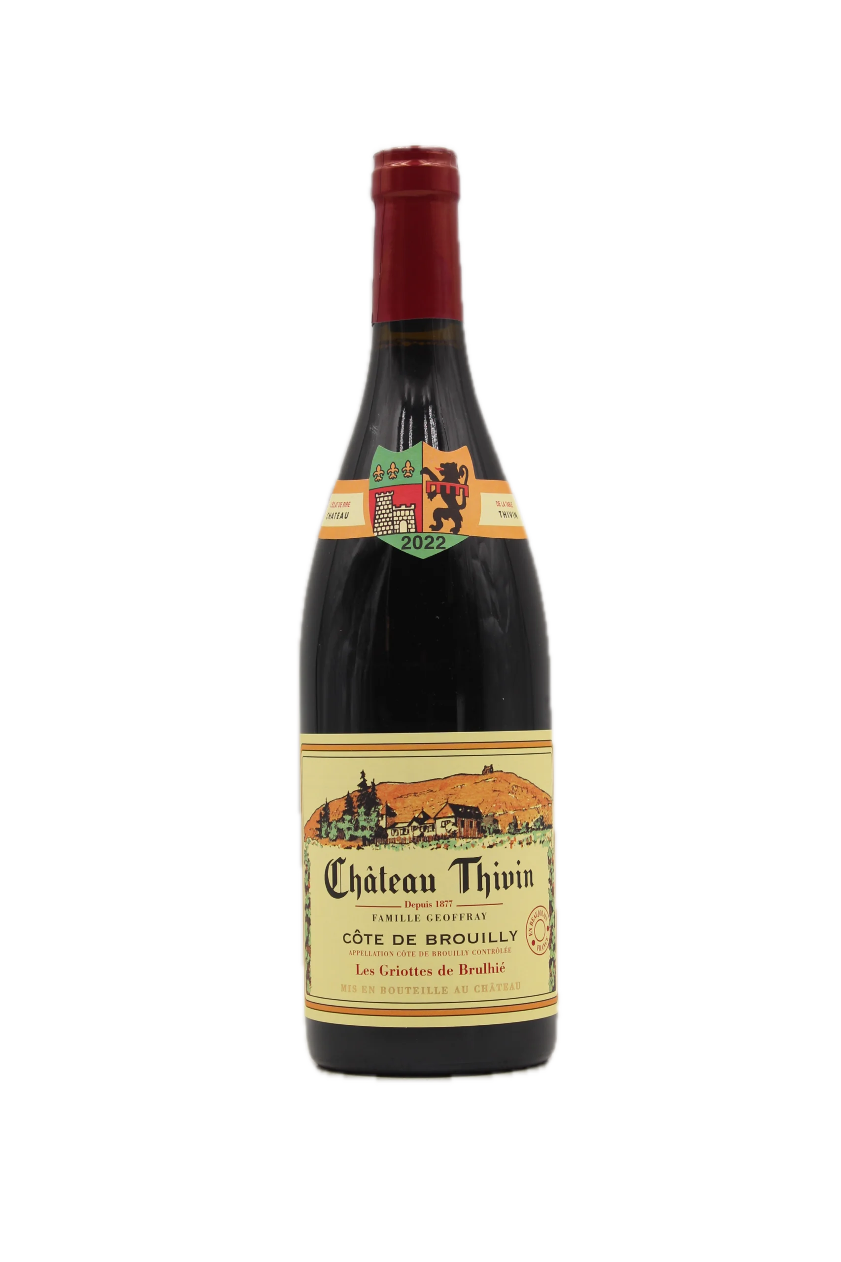 COTE DE BROUILLY LES GRIOTTES DE BRULHIE 2022 CHATEAU THIVIN