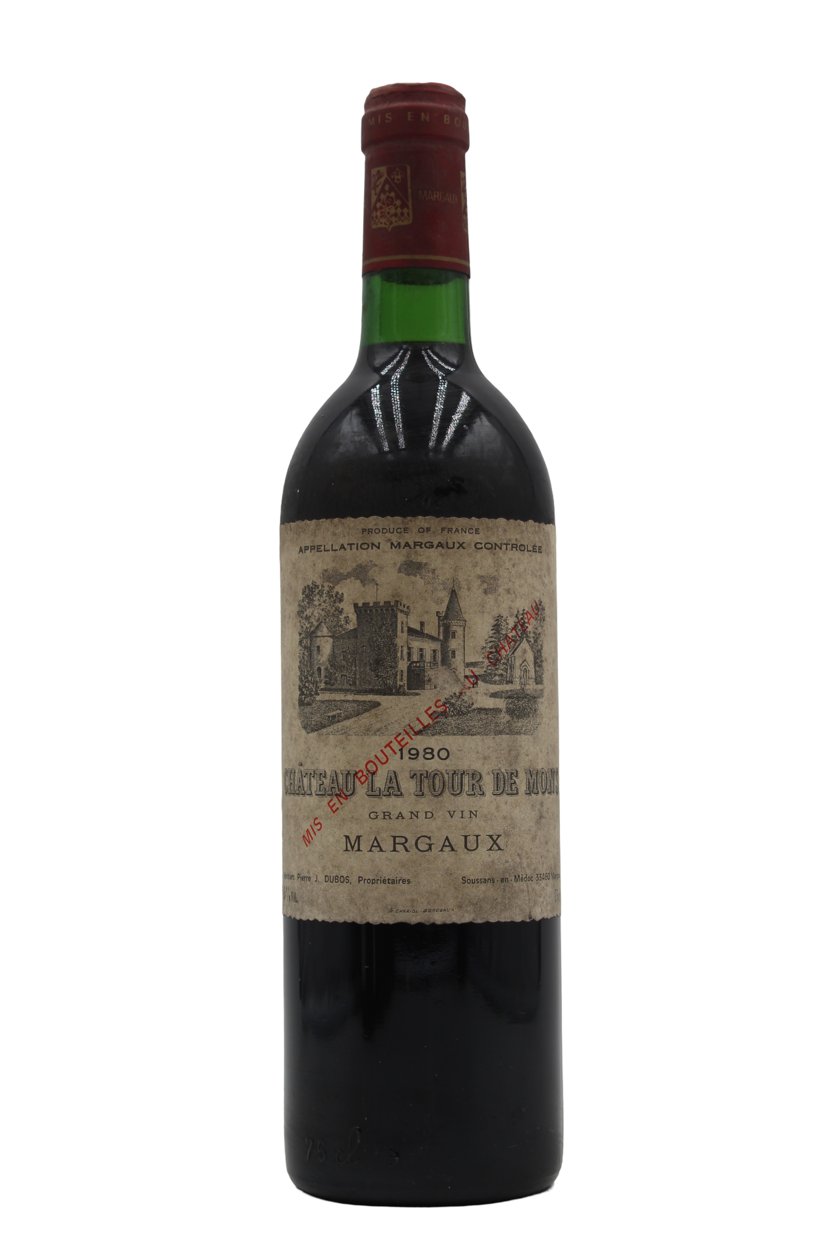 CHÂTEAU LA TOUR DE MONS 1980