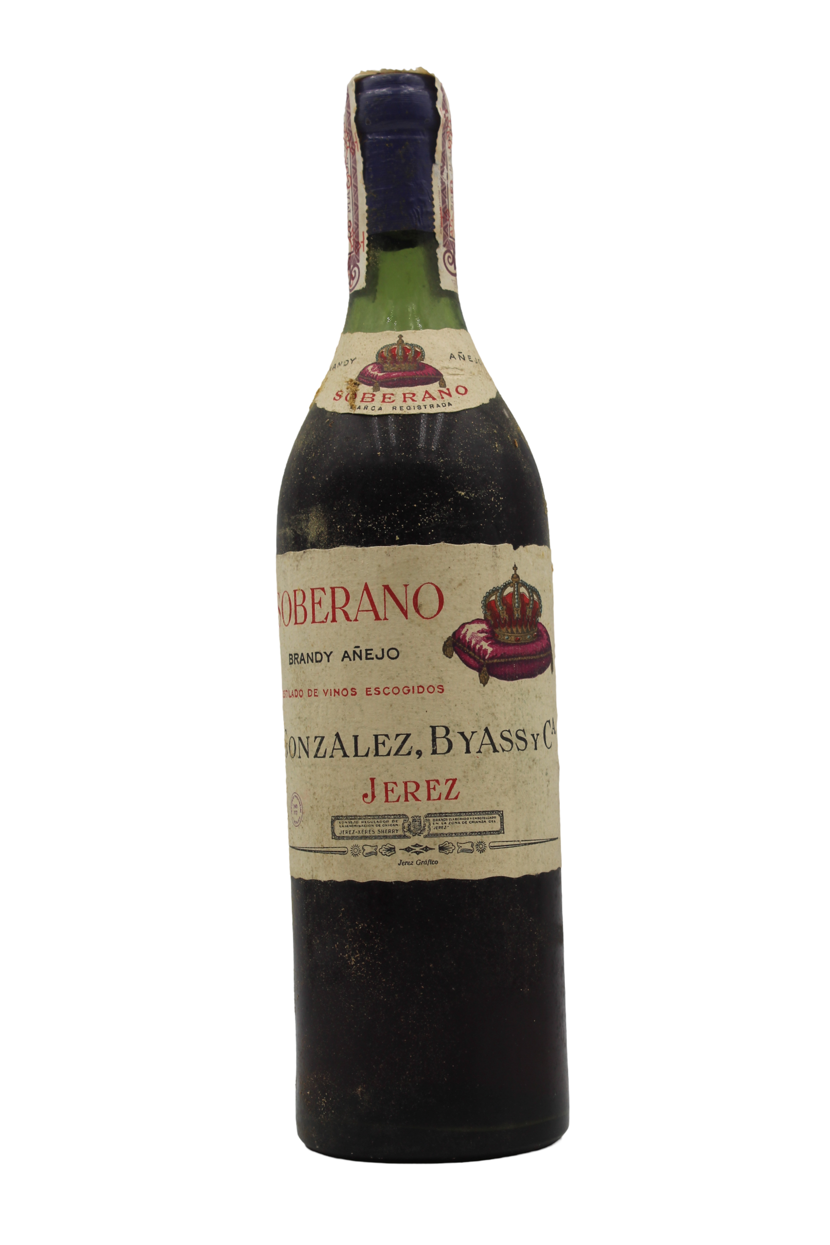 BRANDY JEREZ ANEJO SOBERANO ANNEES 1950 GONZALEZ