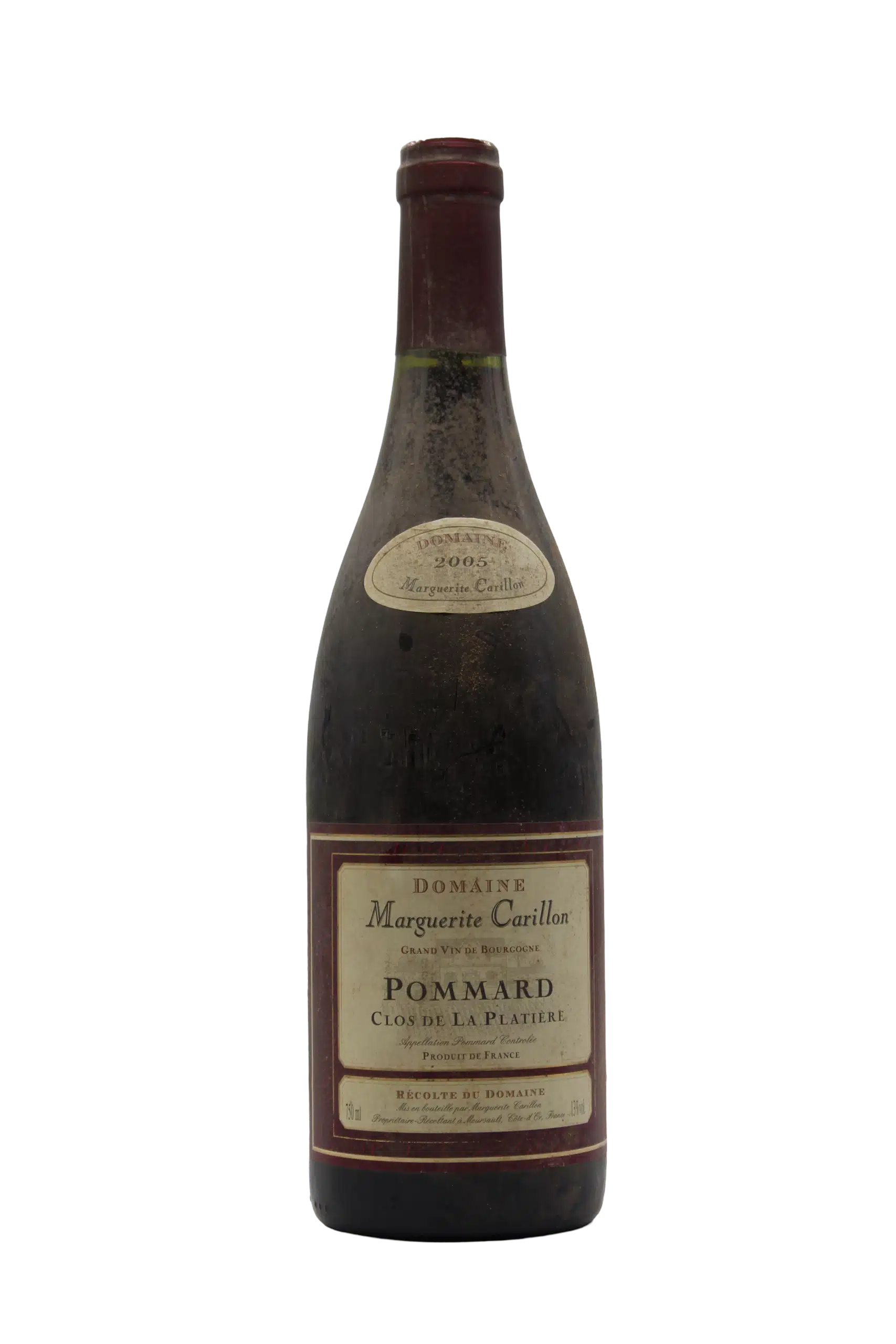 POMMARD CLOS DE LA PLATIERE 2005 MARGUERITE CARILLON