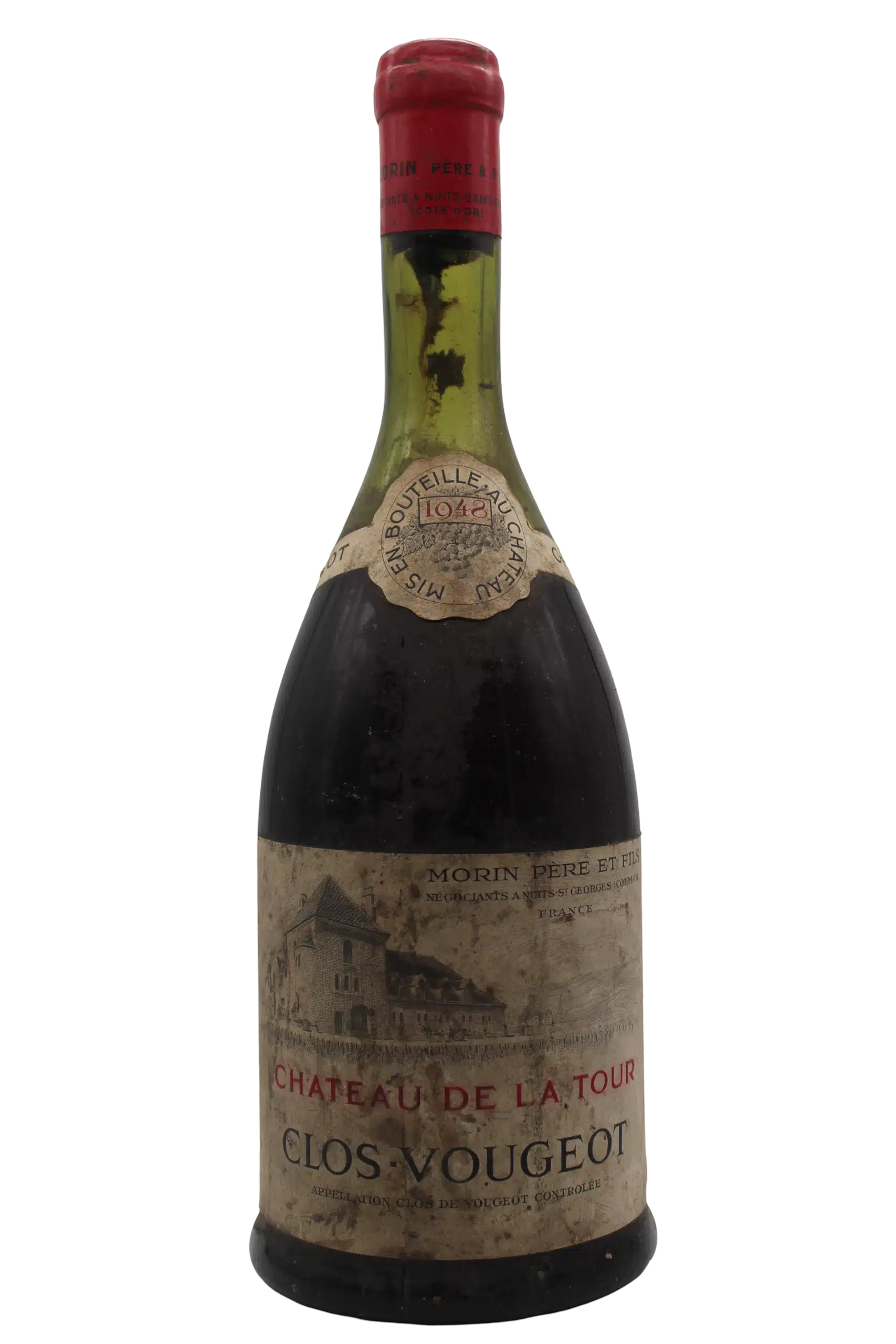 CLOS DE VOUGEOT GRAND CRU 1948 MORIN - CHATEAU DE LA TOUR