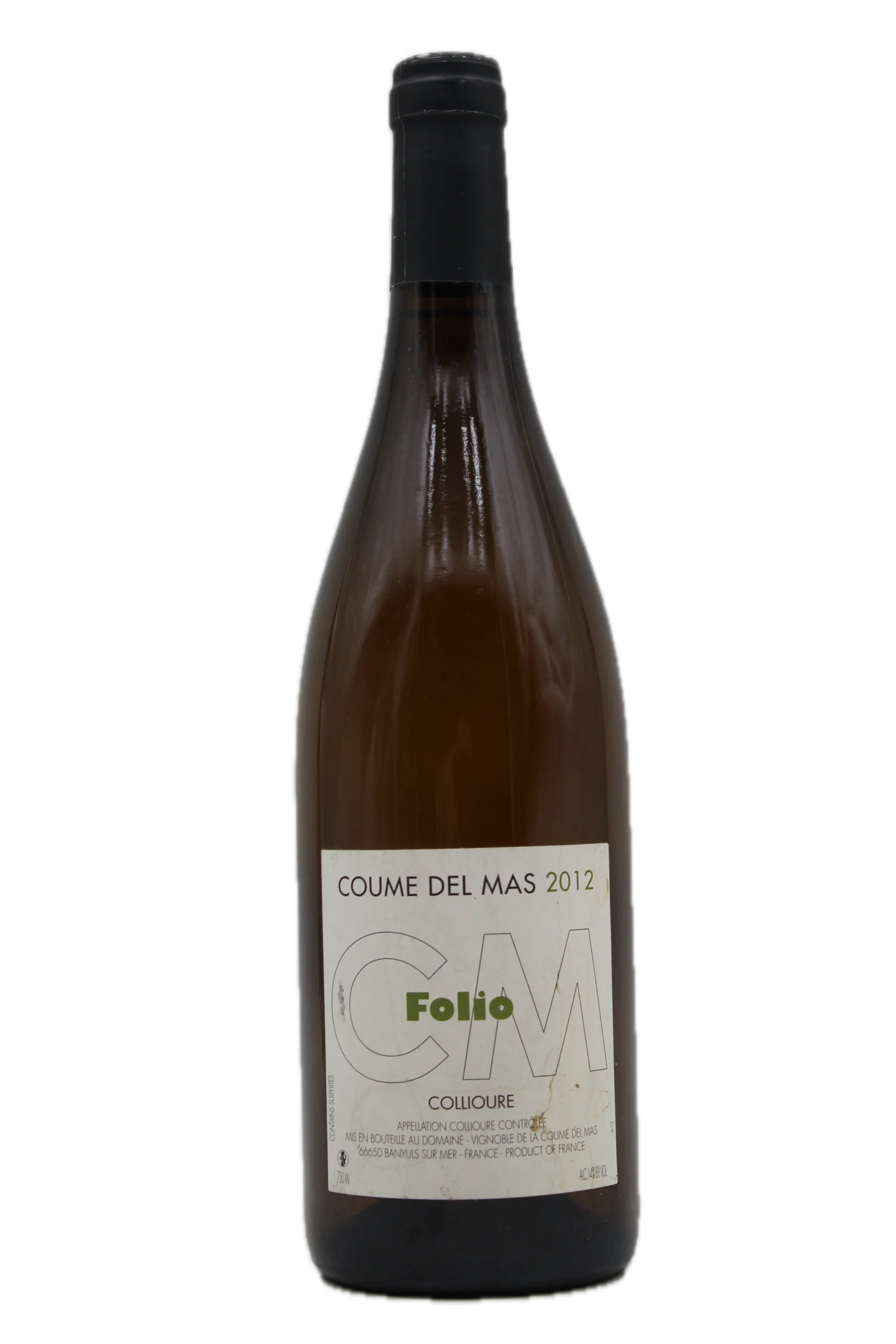 COLLIOURE FOLIO 2012 COUME DEL MAS
