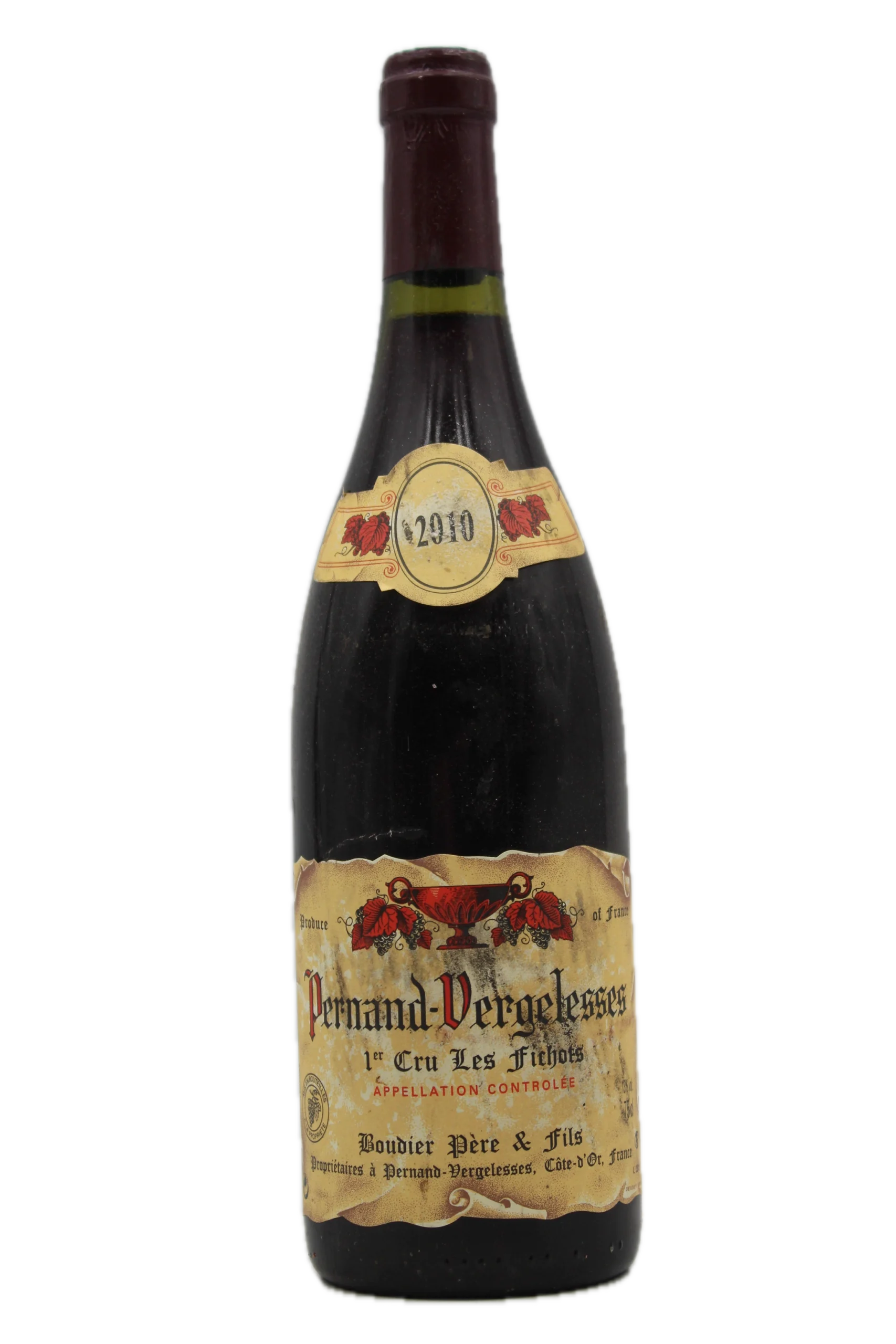 PERNAND VERGELESSES 1ER CRU "FICHOTS" 2010 BOUDIER PERE ET FILS
