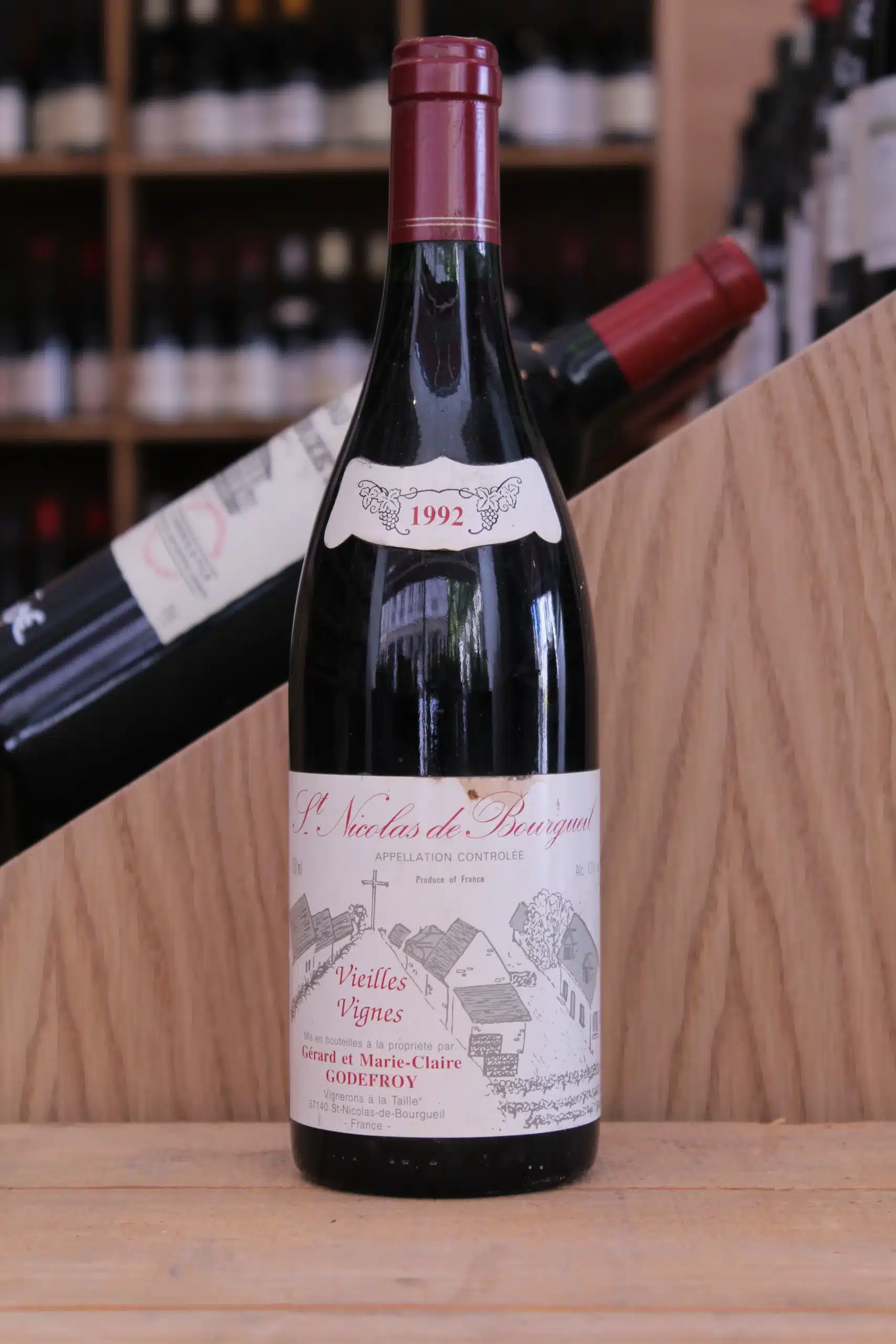 SAINT NICOLAS DE BOURGUEIL 1992 GERARD ET MARIE CLAIRE GODEFROY