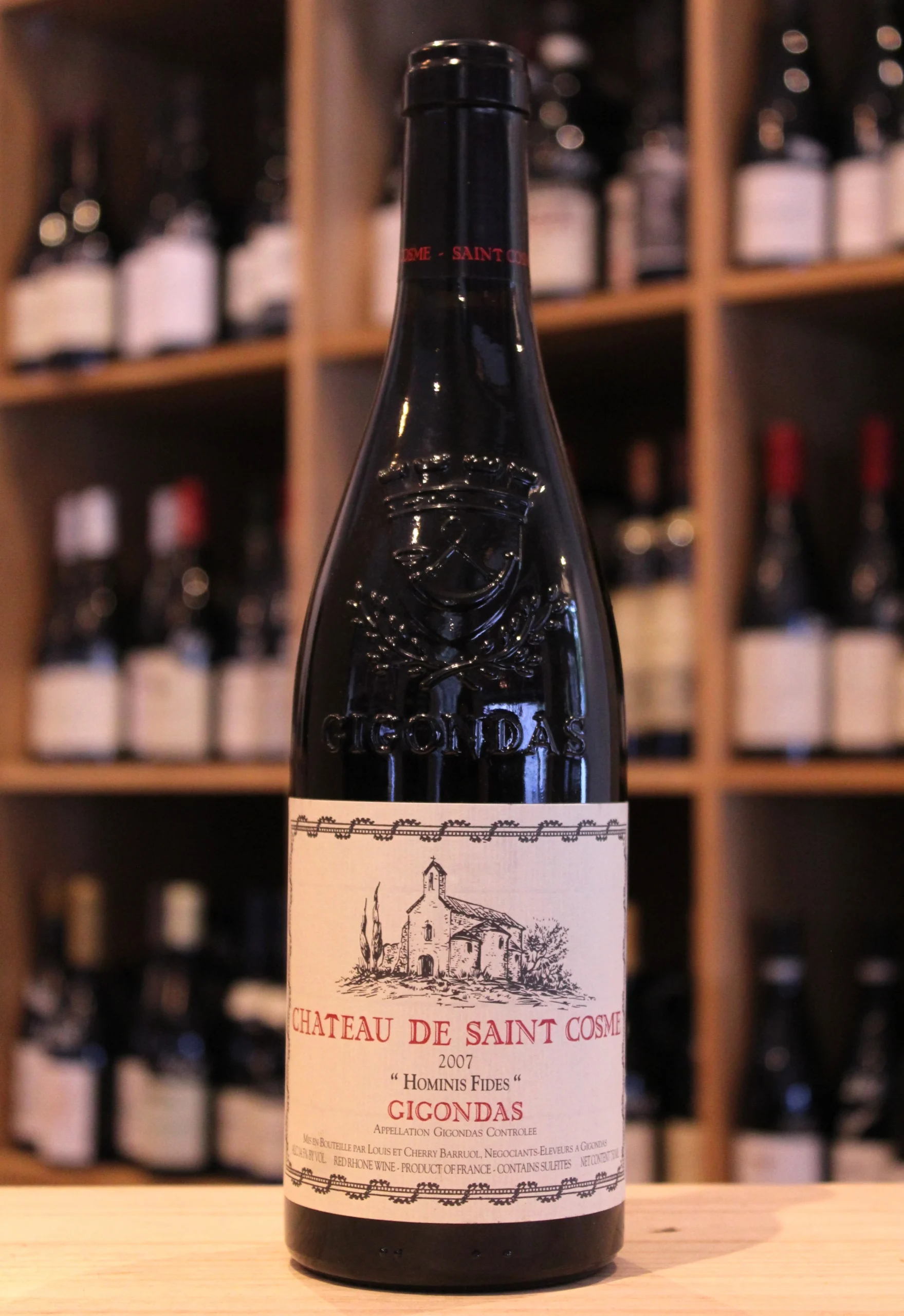 GIGONDAS HOMINIS FIDES 2007 CHATEAU DE SAINT COSME