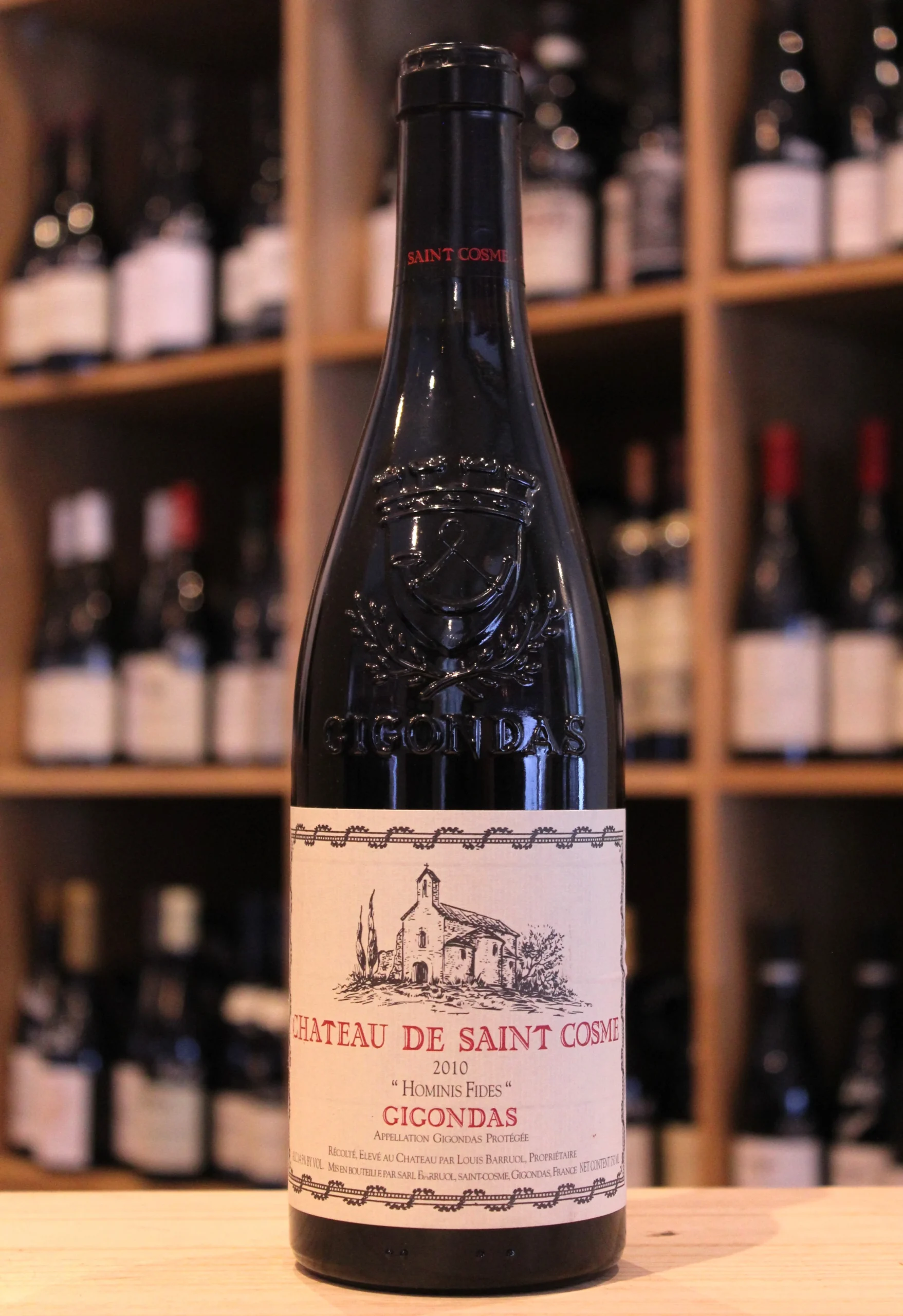 GIGONDAS HOMINIS FIDES 2010 CHATEAU DE SAINT COSME