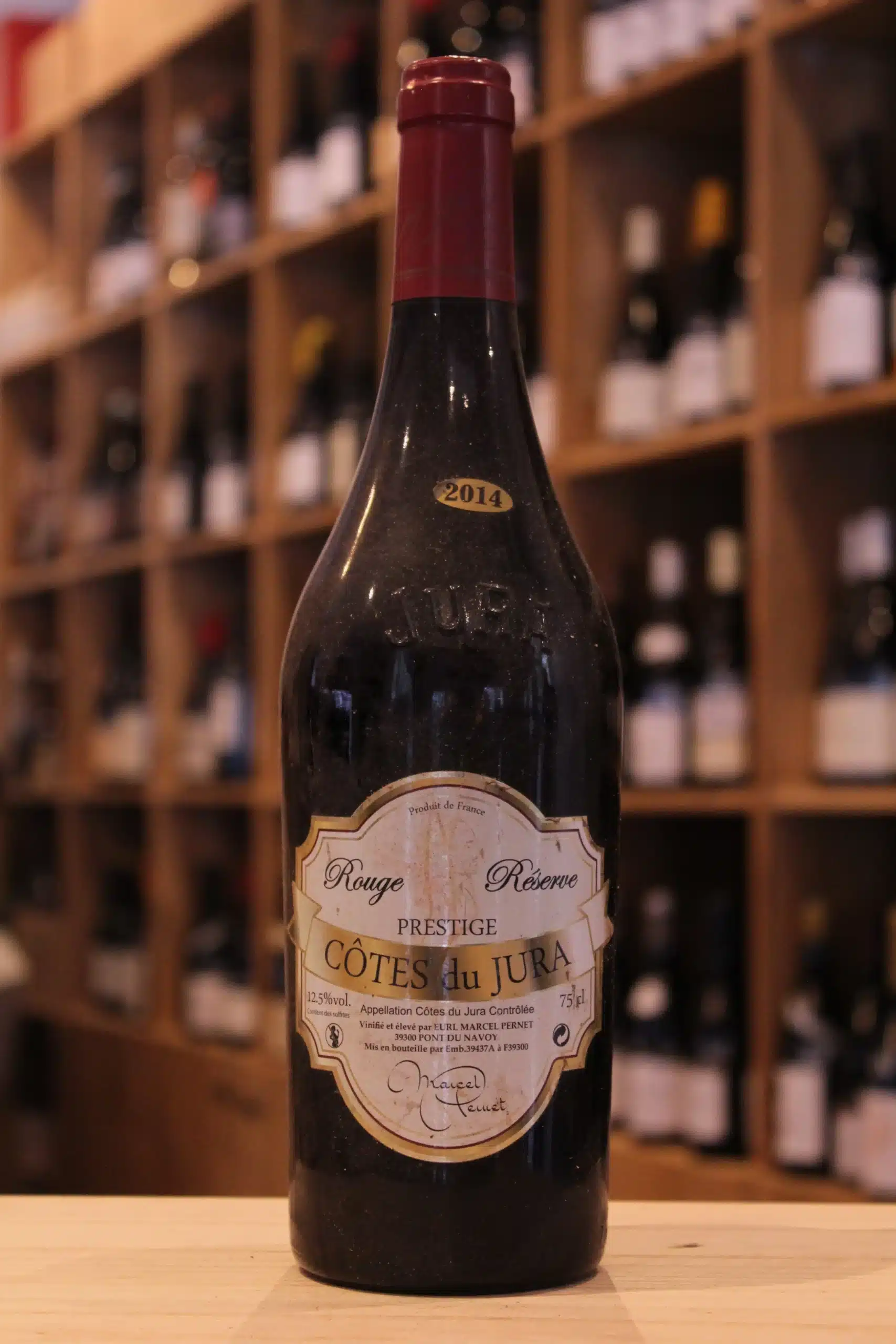 MARCEL PERNET COTES DU JURA ROUGE 2014 VIEUX MILLESIME NOUVELLE CAVE LYON