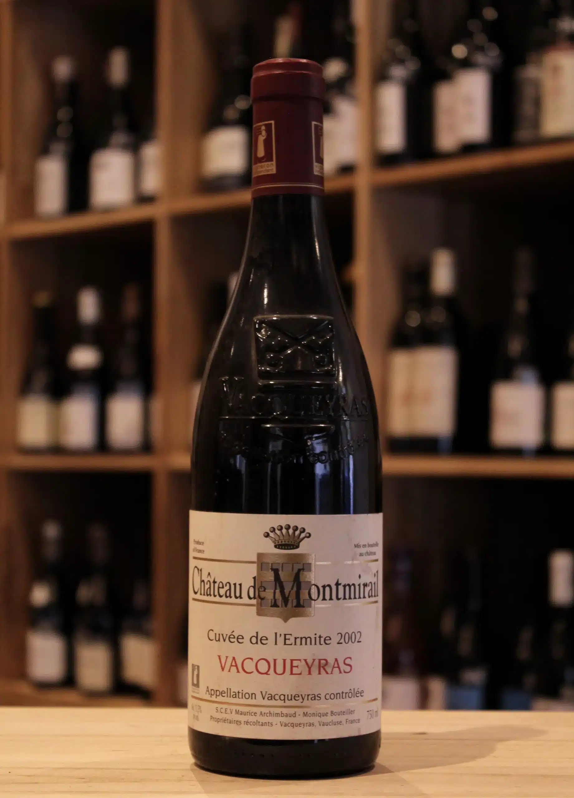 VACQUEYRAS CUVEE DE L ERMITE 2002 CHATEAU DE MONTMIRAIL