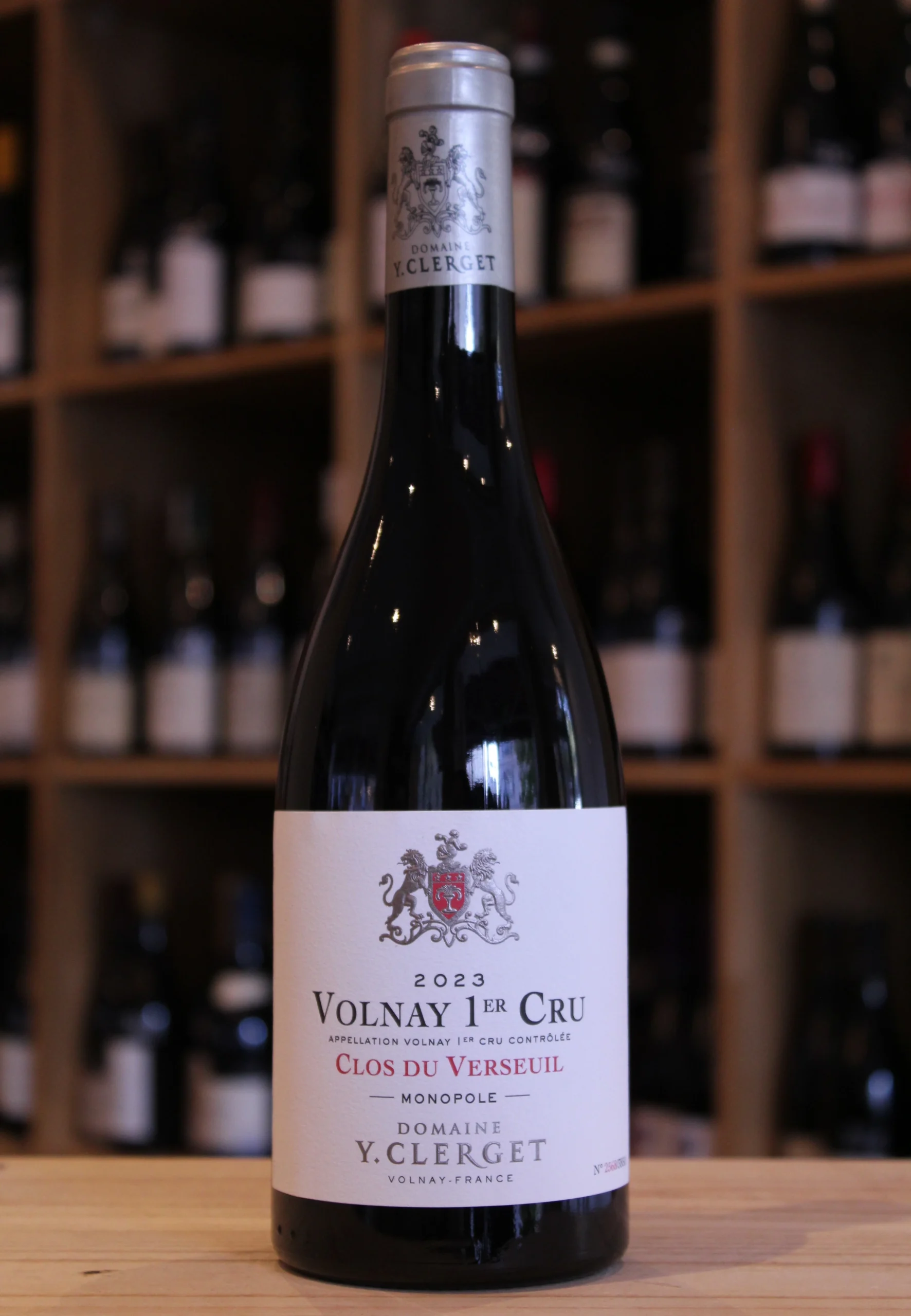 VOLNAY 1ER CRU CLOS DE VERSEUIL 2023 YVON CLERGET NOUVELLE CAVE LYON