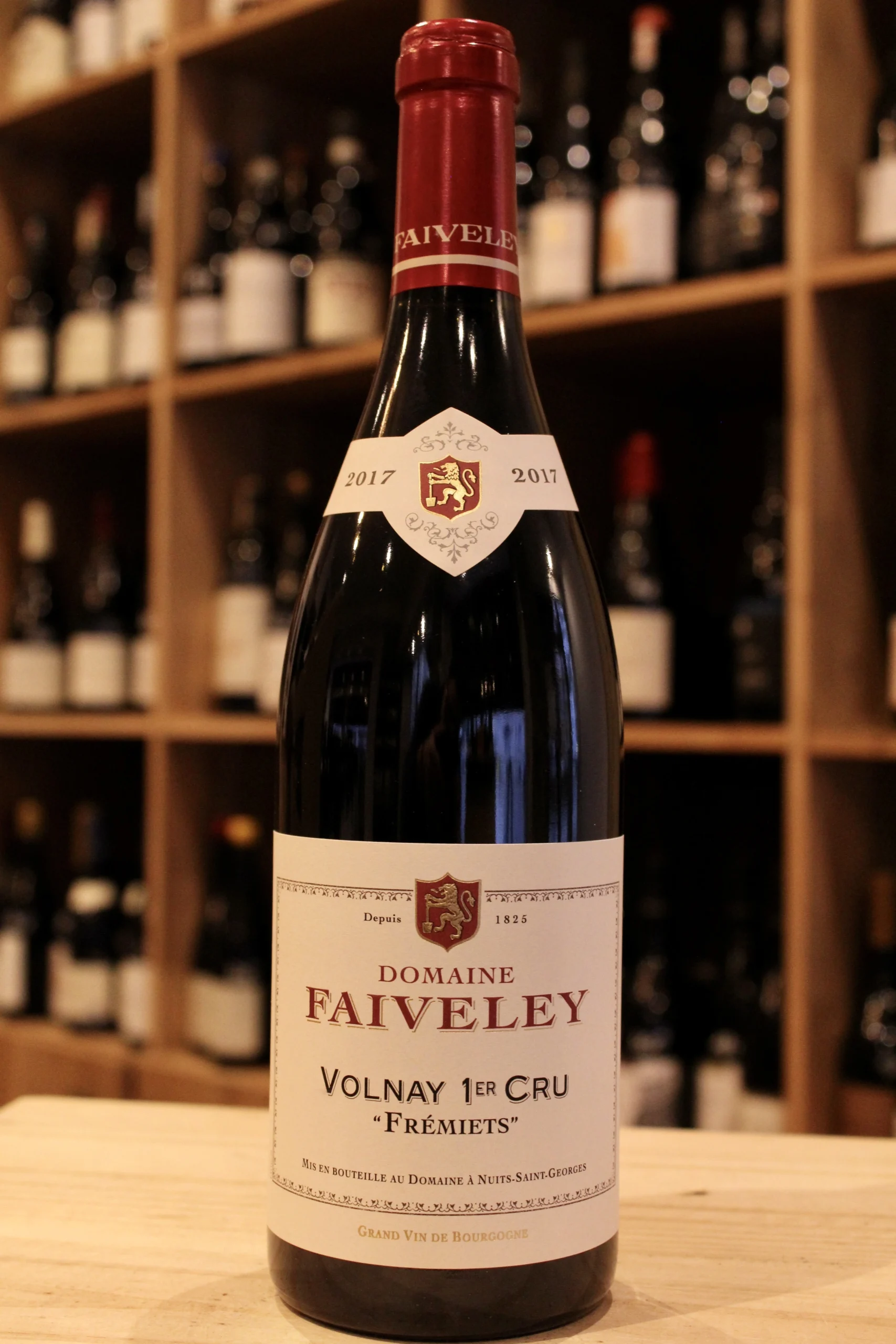 VOLNAY 1ER CRU FREMIET 2017 FAIVELEY caviste lyon nouvelle cave