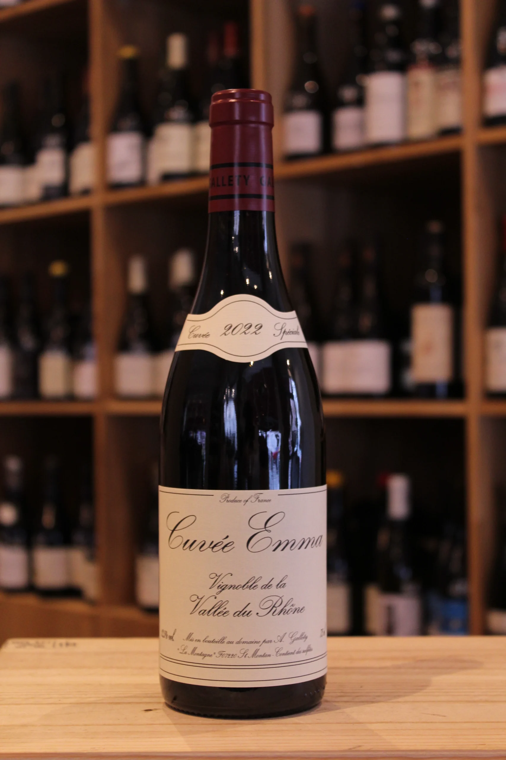 VIN DE FRANCE CUVEE EMMA 2022 DOMAINE GALLETY