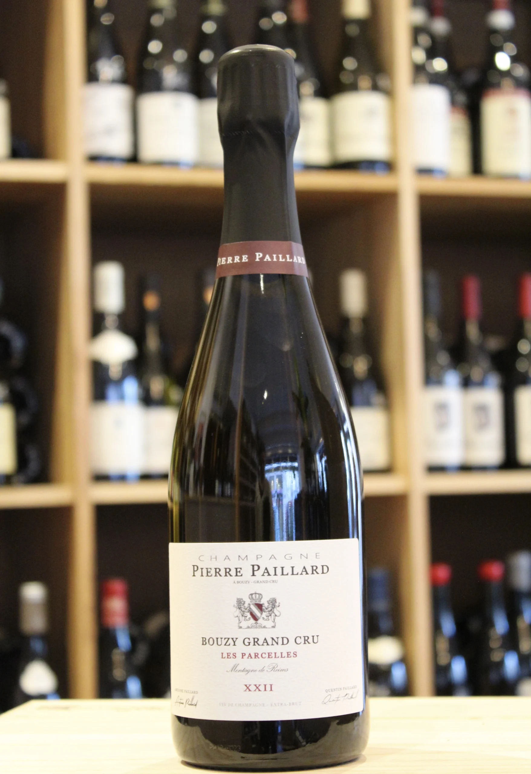 CHAMPAGNE LES PARCELLES BOUZY GRAND CRU PIERRE PAILLARD CAVISTE LYON NOUVELLE CAVE