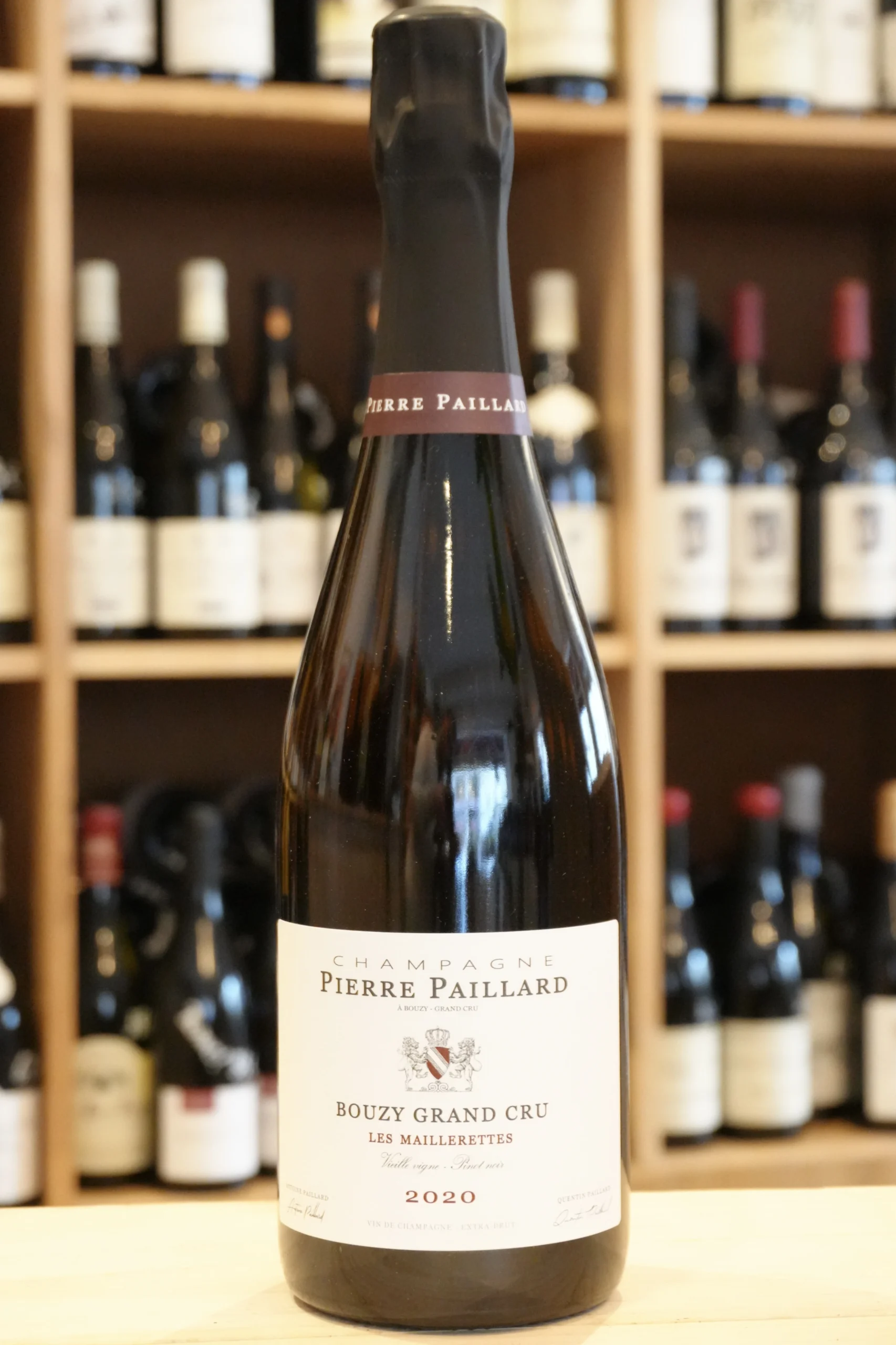 CHAMPAGNE BOUZY GRAND CRU LES MAILLERETTES PIERRE PAILLARD CAVISTE LYON NOUVELLE CAVE
