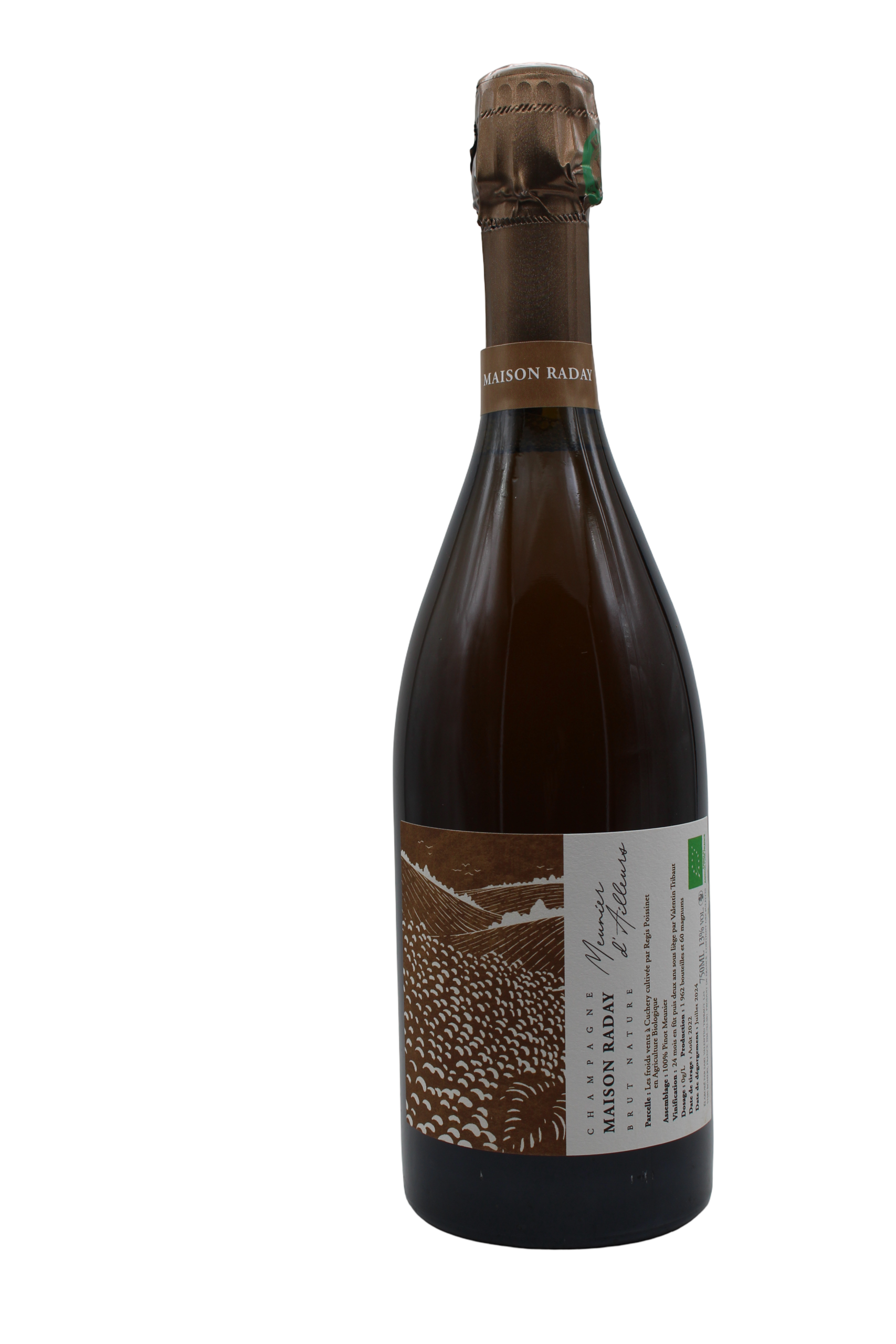 CHAMPAGNE MEUNIER D'AILLEURS 2022 MAISON RADAY
