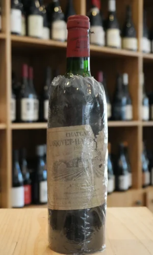 PESSAC LEOGNAN ETIQUETTE ABIMEE 1985 CHATEAU LARRIVET HAUT BRION CAVISTE NOUVELLE CAVE