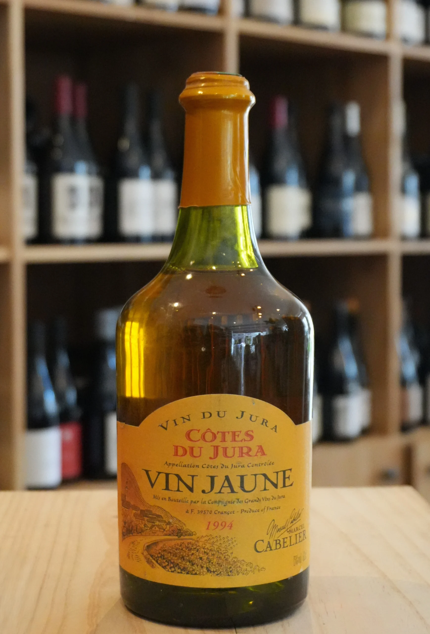 COTES DU JURA VIN JAUNE 1994 CABELIER NOUVELLE CAVE