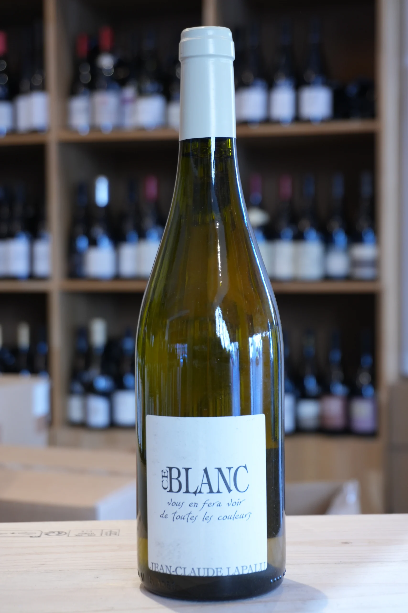 BEAUJOLAIS BLANC CE BLANC VOUS EN FERA VOIR DE TOUTES LES COULEUR 2016 LAPALU caviste lyon nouvelle cave