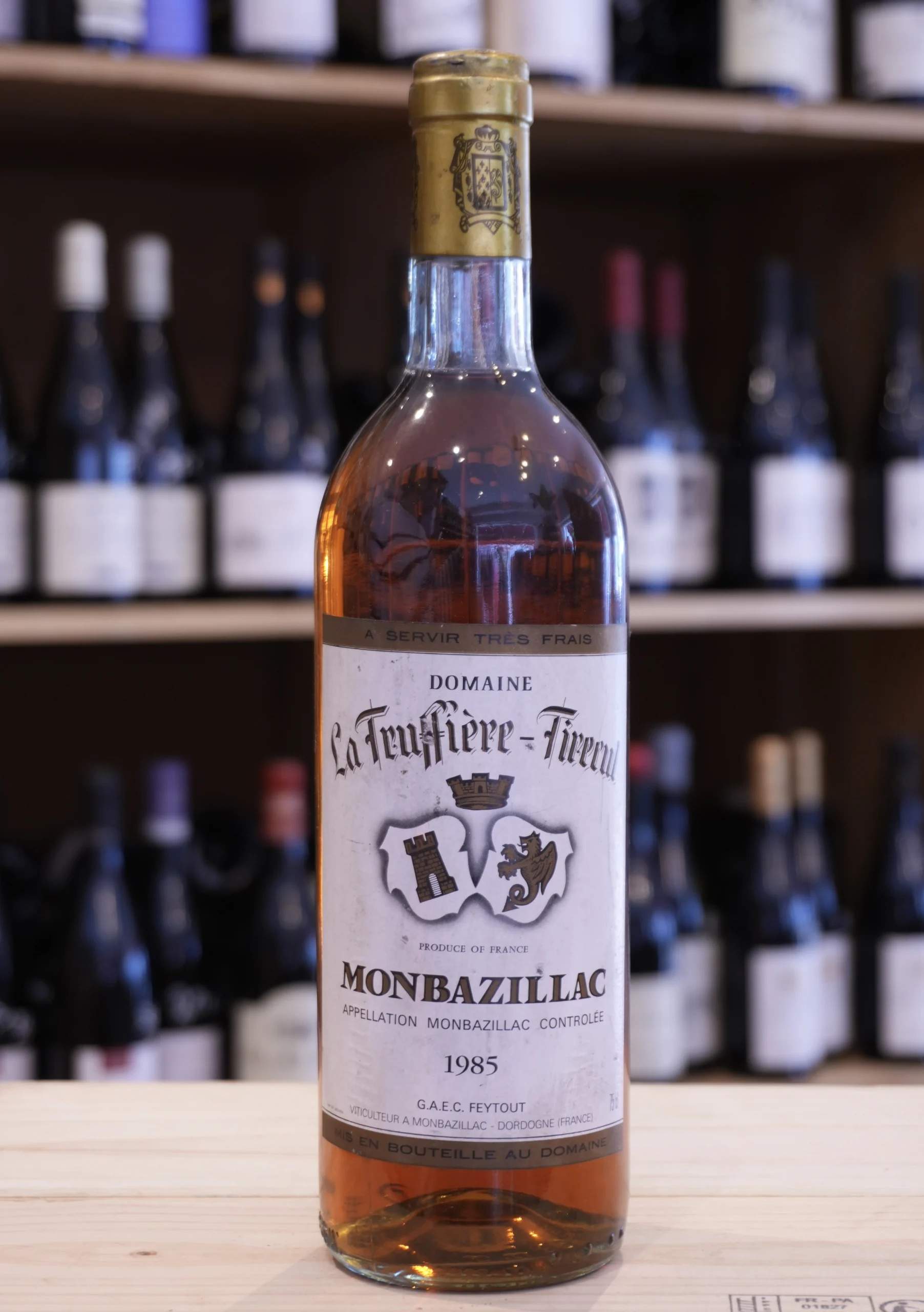 MONTBAZILLAC 1985 LA TRUFFIERE TIRECUL CAVISTE LYON NOUVELLE CAVE
