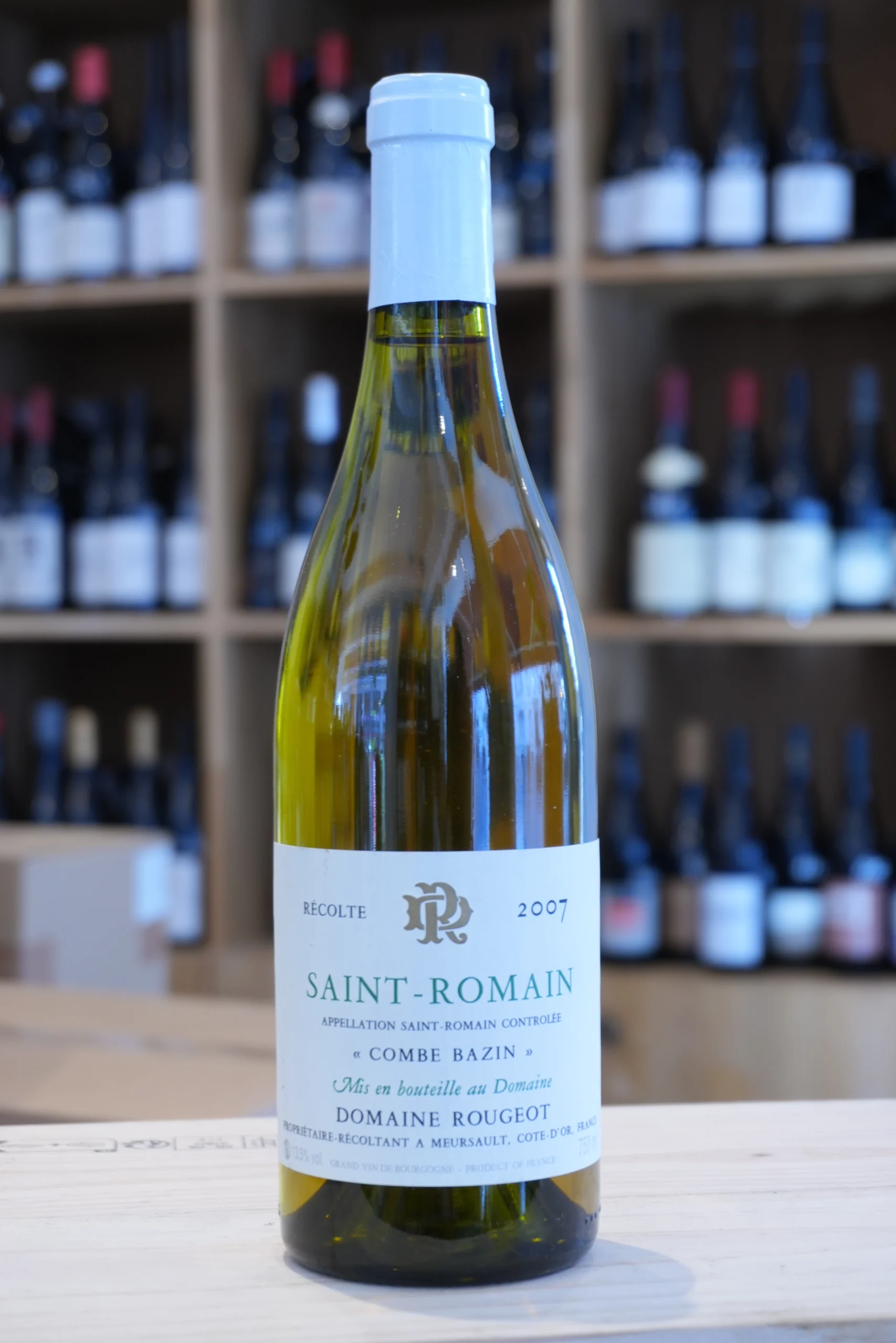 SAINT ROMAIN BLANC 2007 DOMAINE ROUGEOT ET FILS CAVISTE LYON NOUVELLE CAVE