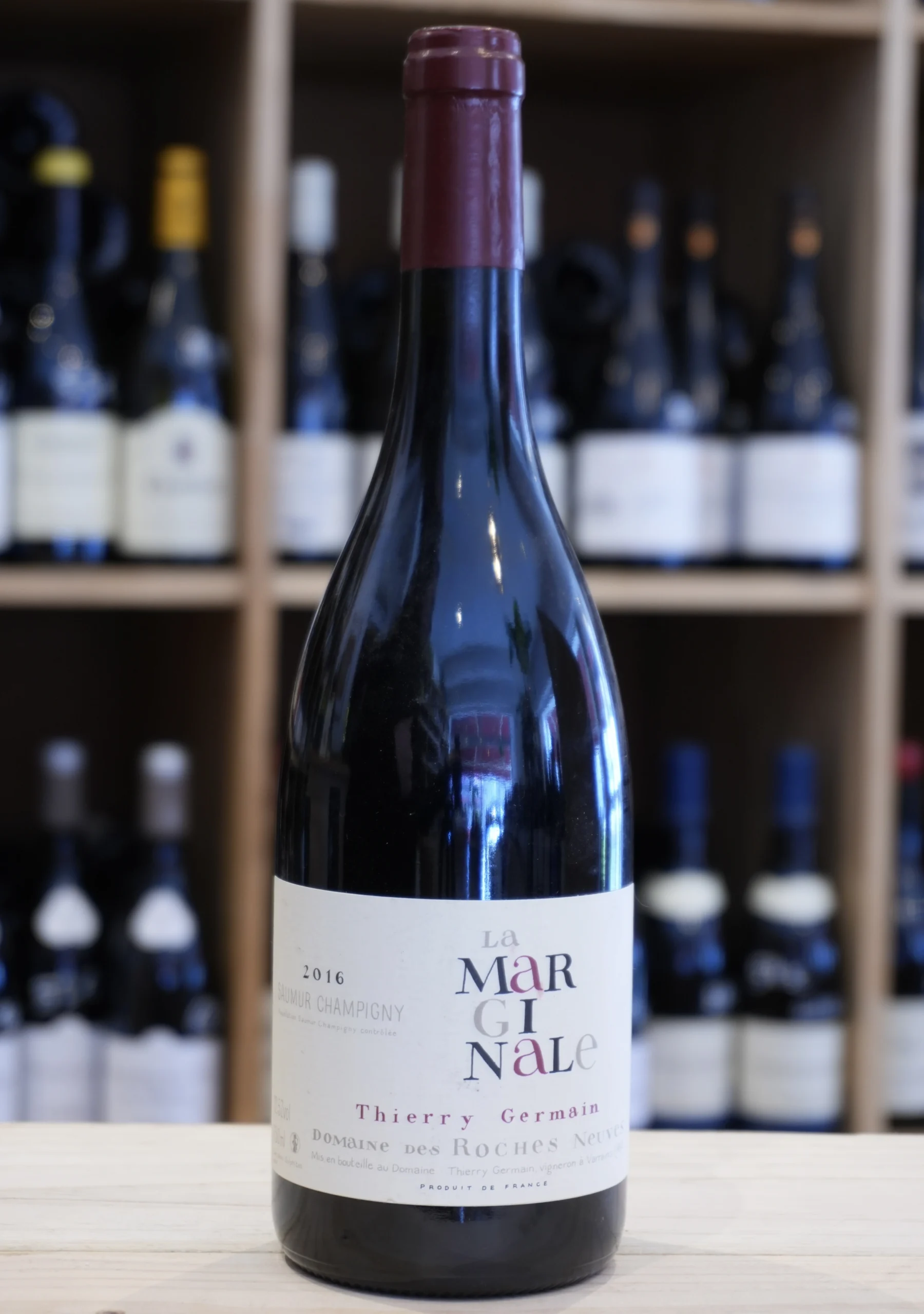 SAUMUR CHAMPIGNY "LA MARGINALE" 2016 DOMAINE DES ROCHES NEUVES - THIERRY GERMAIN CAVISTE LYON NOUVELLE CAVE
