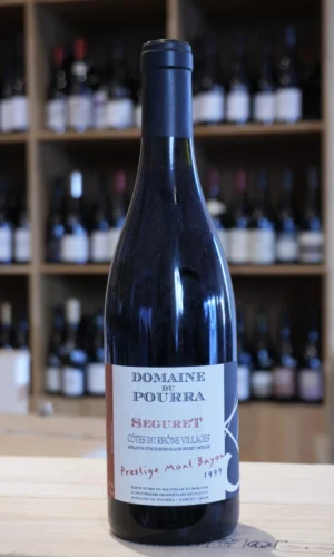 COTES DU RHONE VILLAGE SEGURET 1999 DOMAINE DU POURRA CAVISTE LYON NOUVELLE CAVE