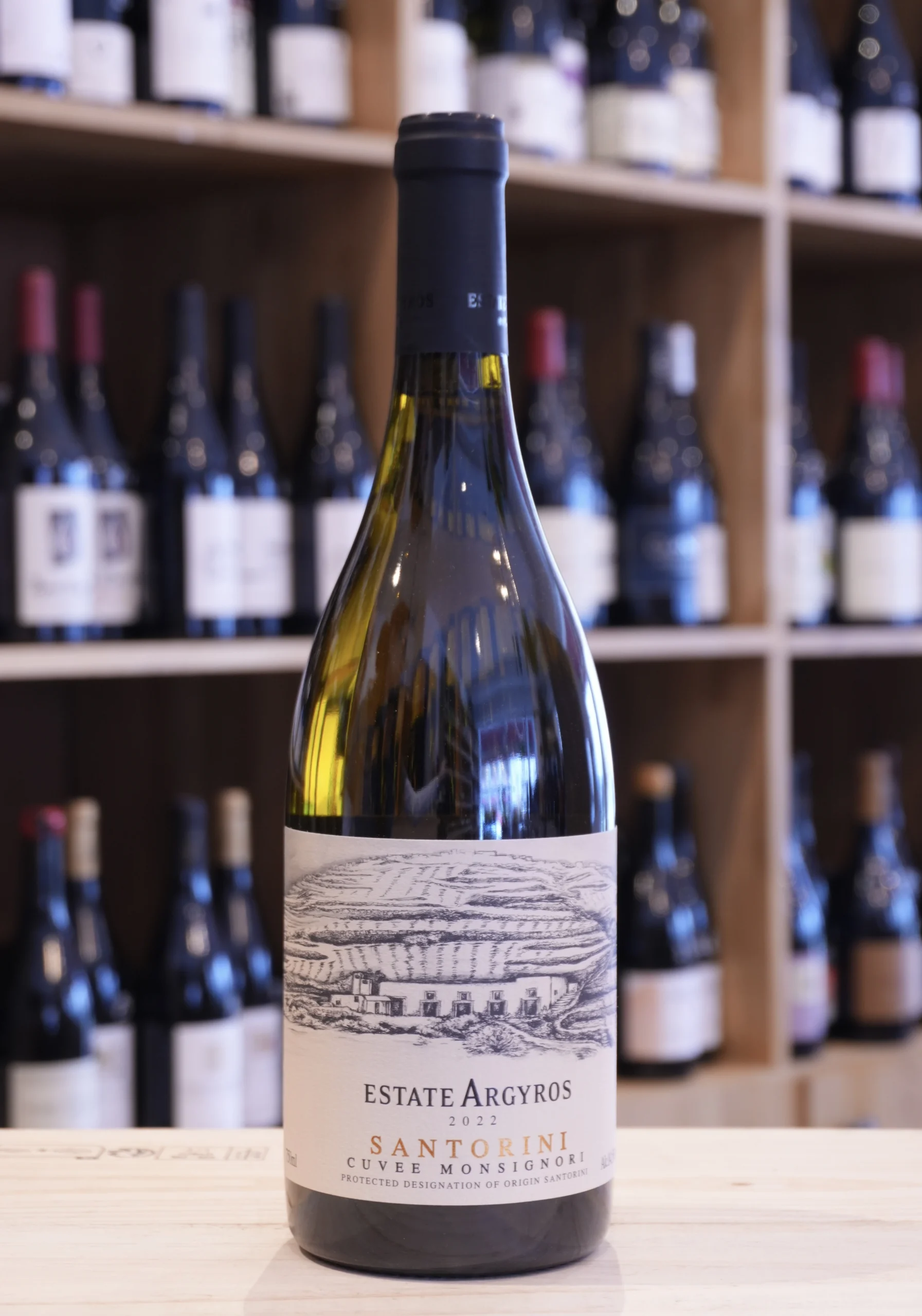SANTORINI MONSIGNORI 2022 ARGYROS CAVISTE LYON NOUVELLE CAVE