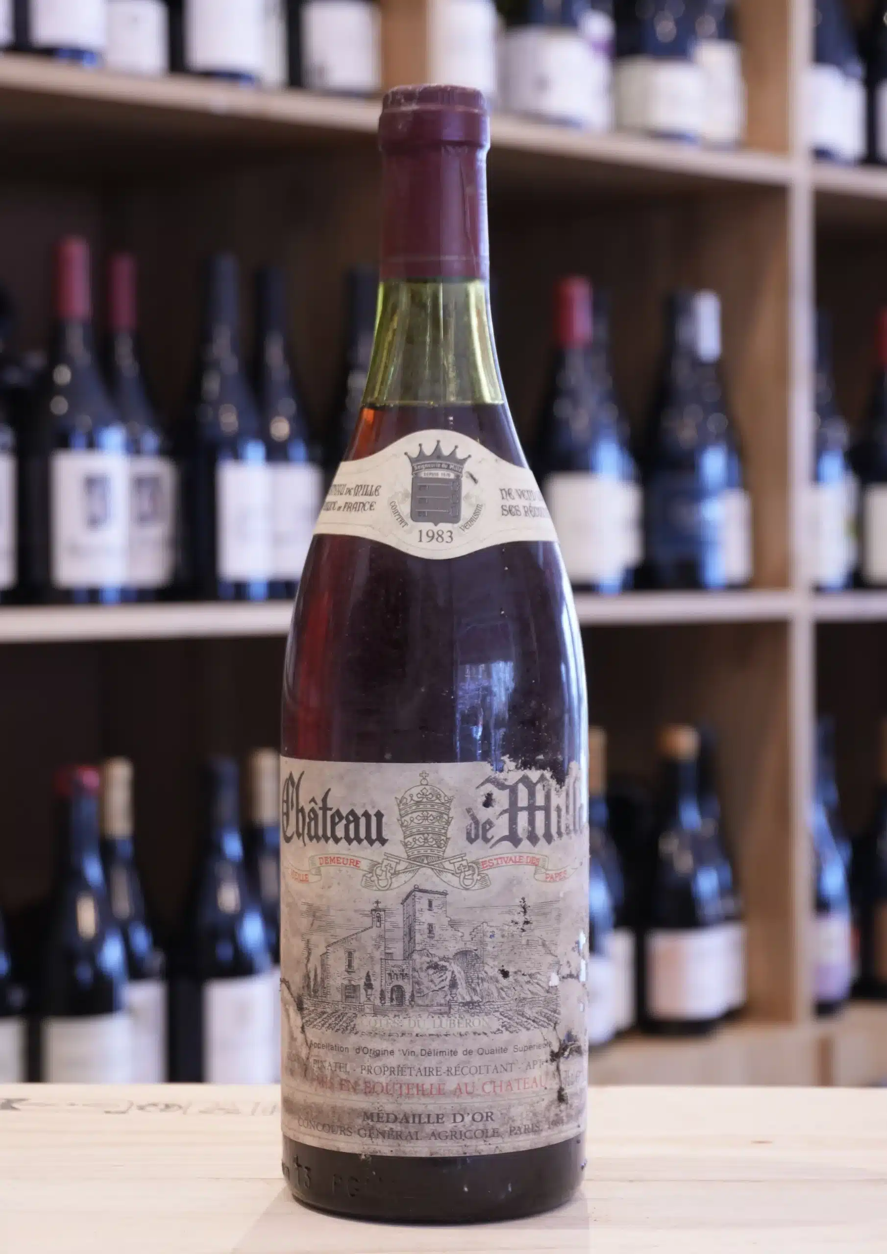COTES DU LUBERON 1983 CHÂTEAU DES MILLE caviste nouvelle cave lyon