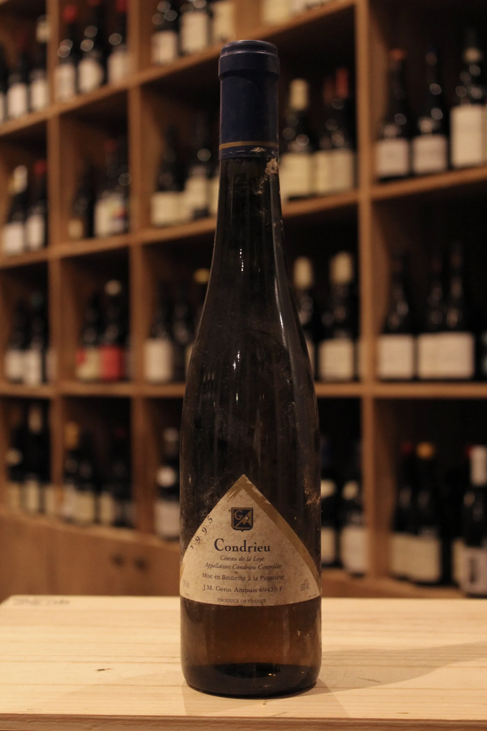 CONDRIEU COTEAUX DE LOYE 1995 JEAN MICHEL GERIN caviste NOUVELLE CAVE lyon