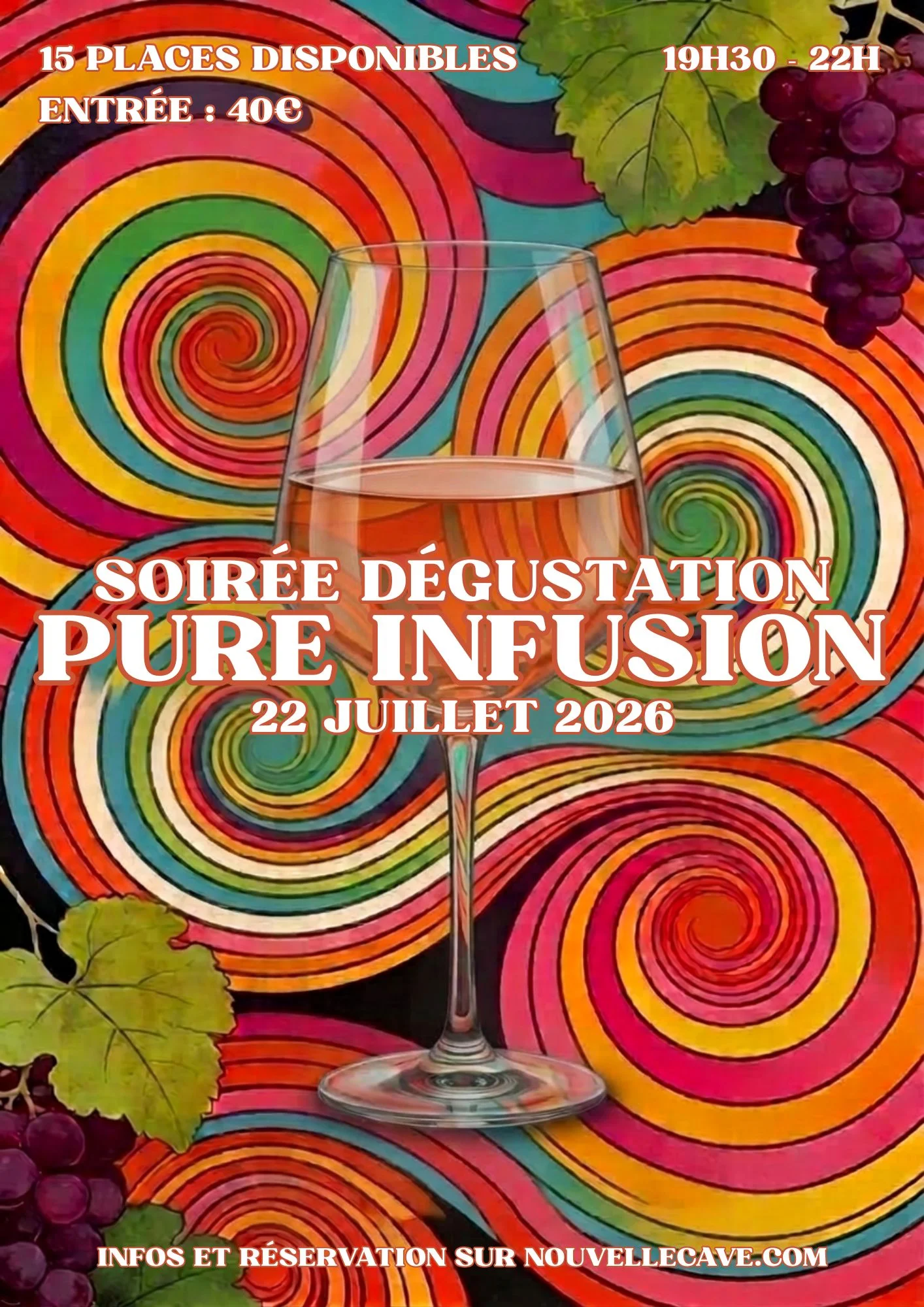 SOIREE DEGUSTATION PURE INFUSION CAVISTE LYON NOUVELLE CAVE