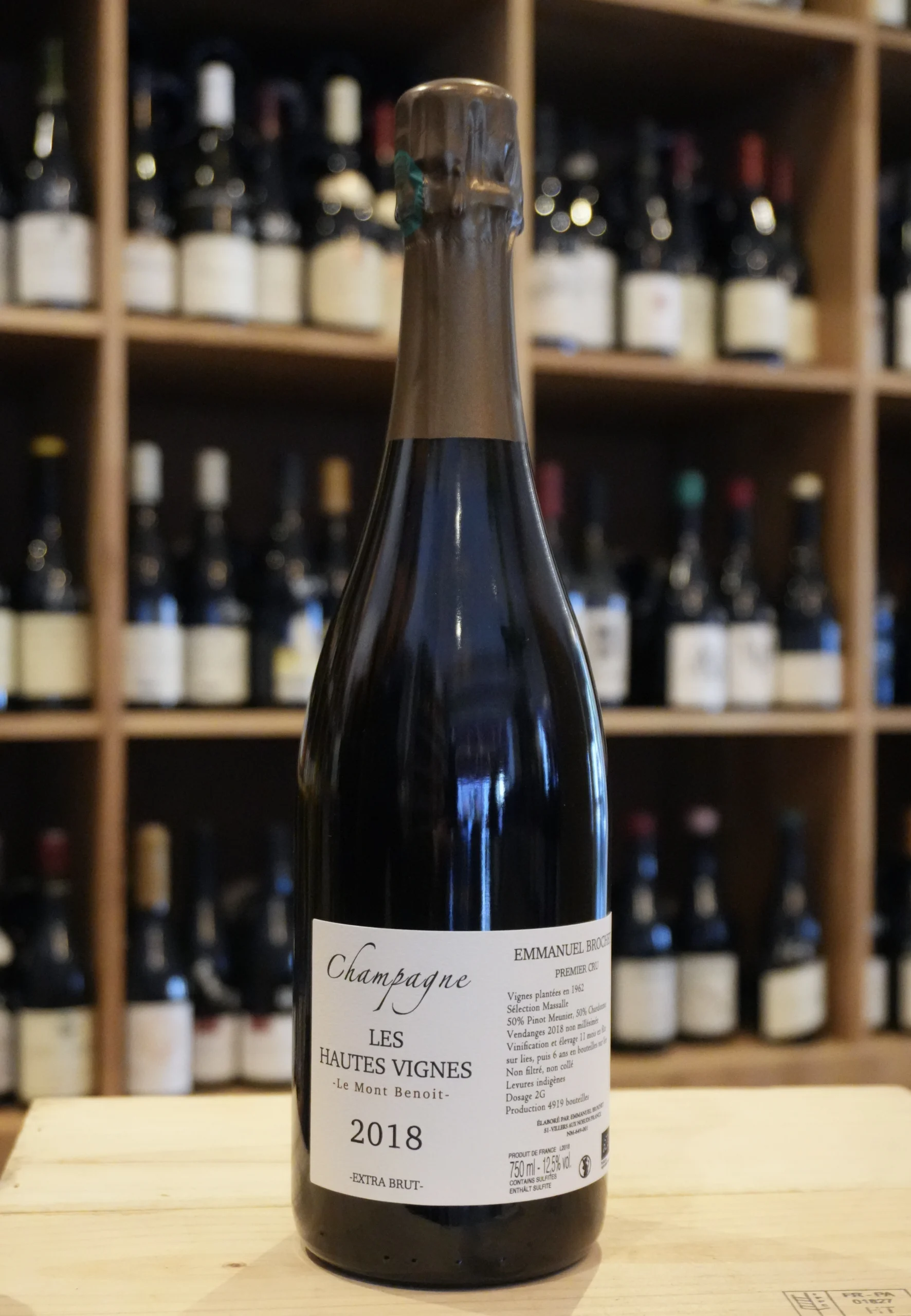 CHAMPAGNE HAUTES VIGNES 2018 EMMANUEL BROCHET