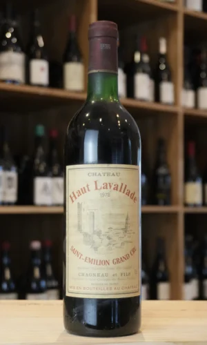 SAINT EMILION GRAND CRU 1978 CHATEAU HAUT LAVALLADE