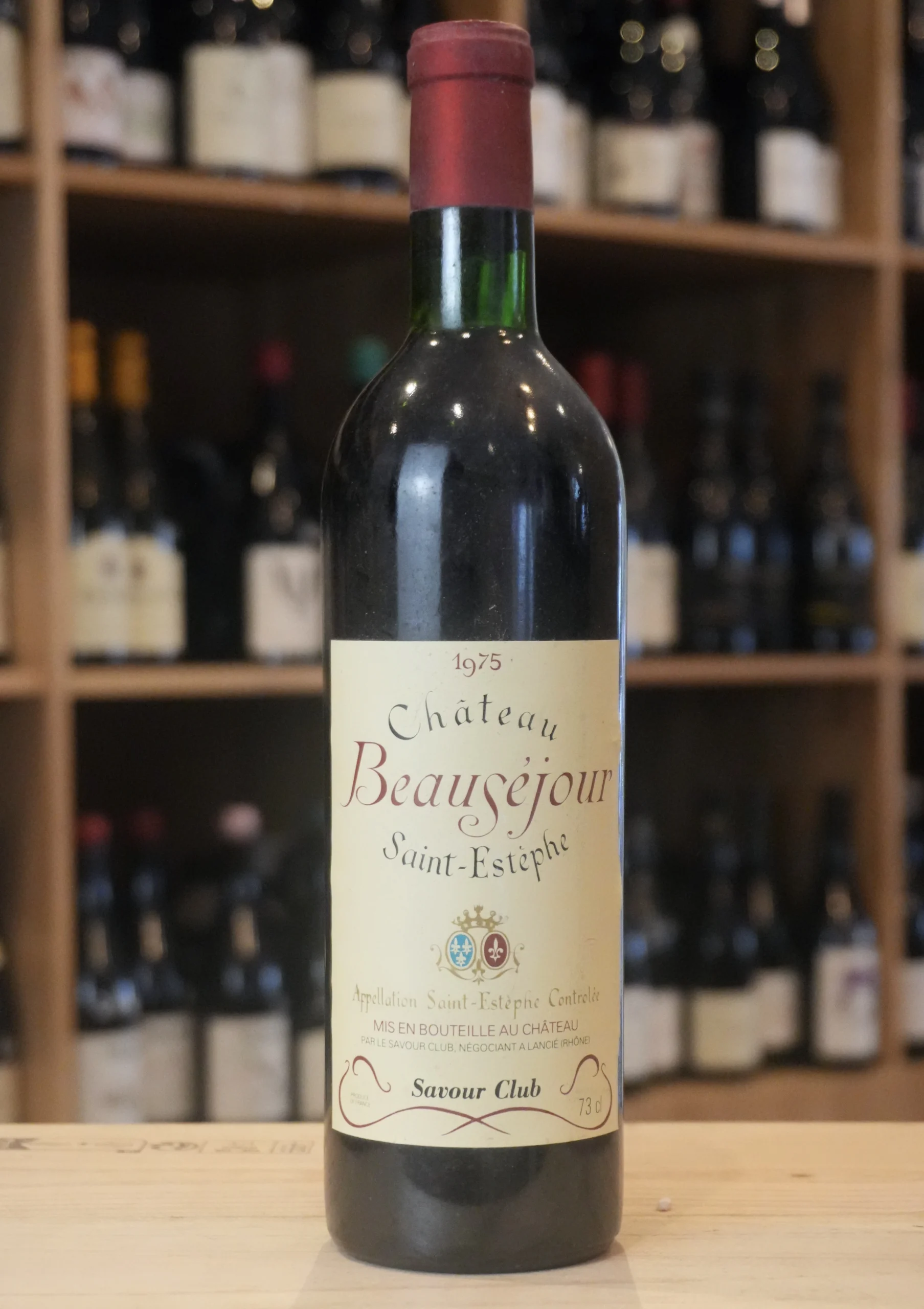 SAINT ESTEPHE 1975 CHATEAU BEAUSEJOUR NOUVELLE CAVE LYON CAVISTE