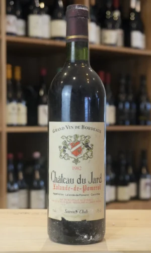 LALANDE DE POMEROL 1982 CHATEAU DU JARD NOUVELLE CAVE LYON CAVISTE