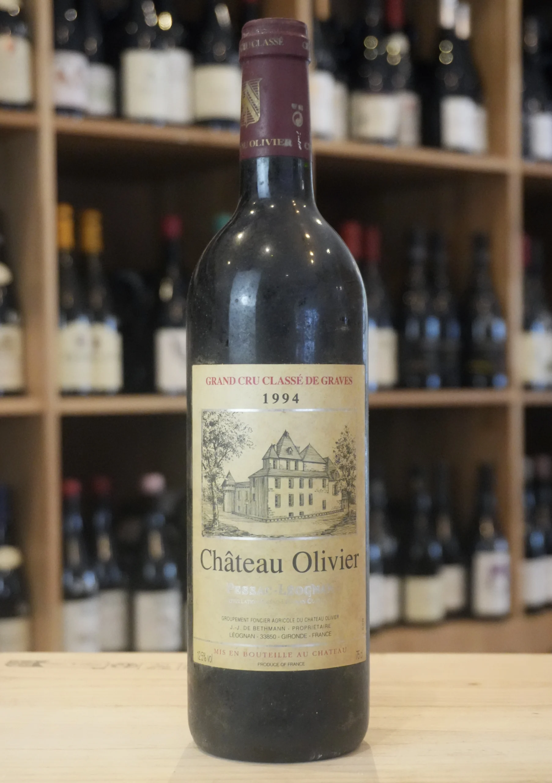 PESSAC LEOGNAN 1994 CHATEAU OLIVIER NOUVELLE CAVE LYON CAVISTE